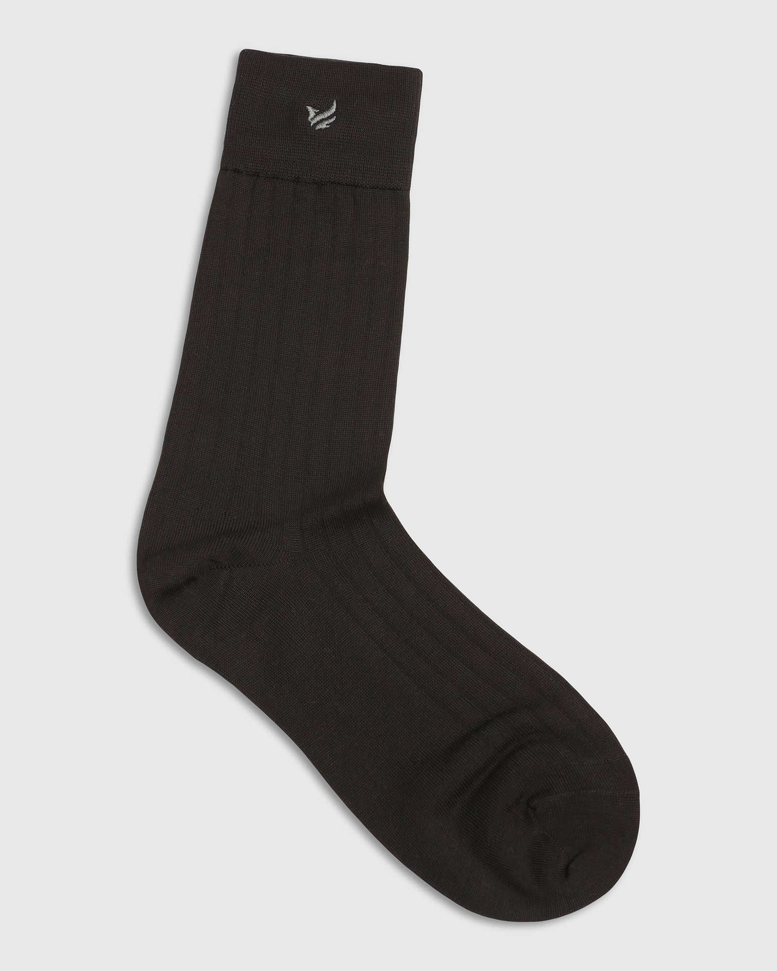 Cotton Black Knitted Socks - Vanek - Image 4
