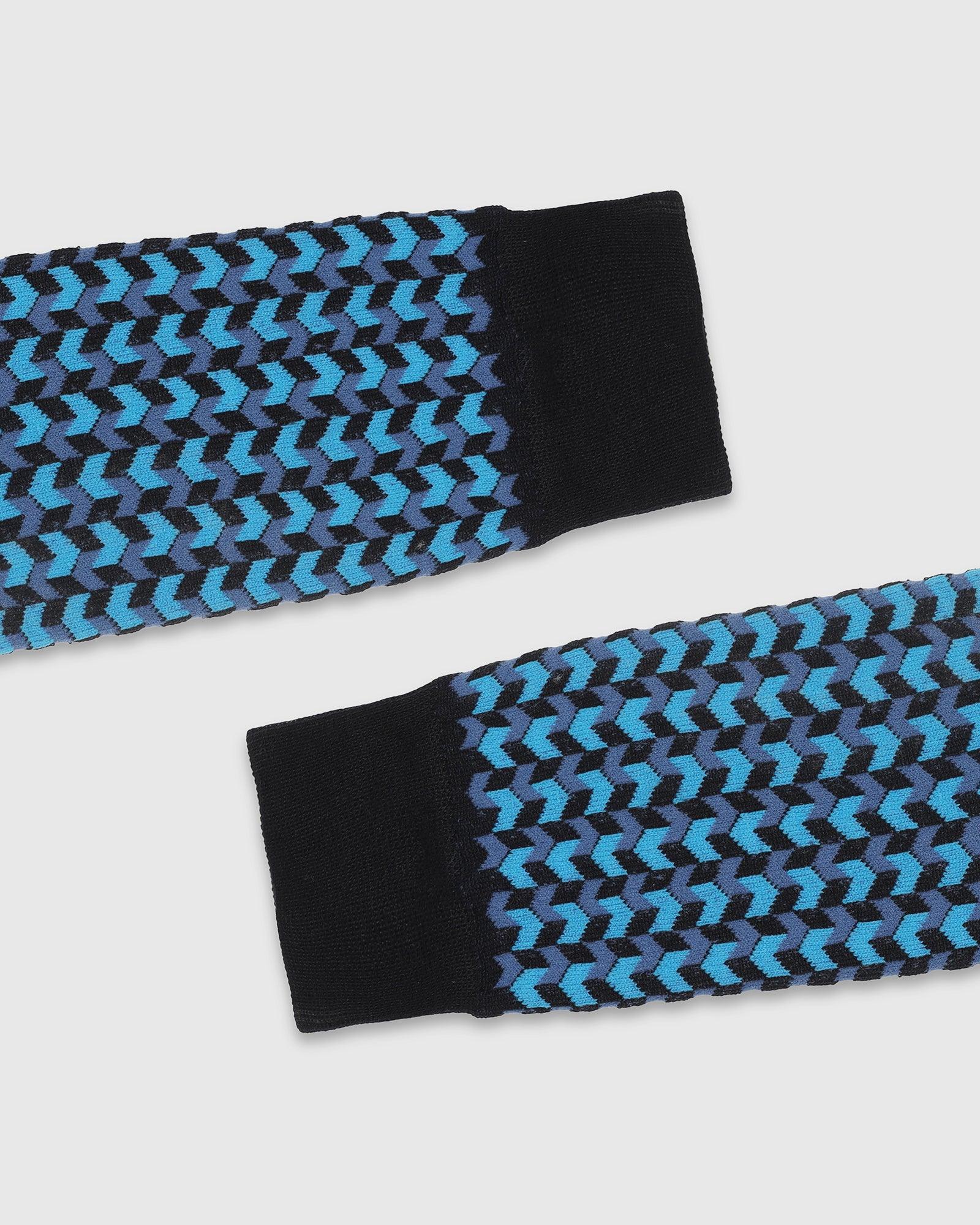 Cotton Deep Navy Knitted Socks - Snap - Image 4