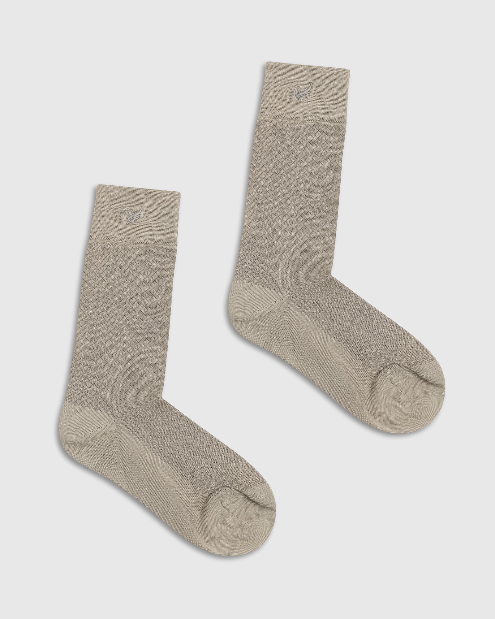 Cotton Grey Knitted Socks - Varil - Image 3
