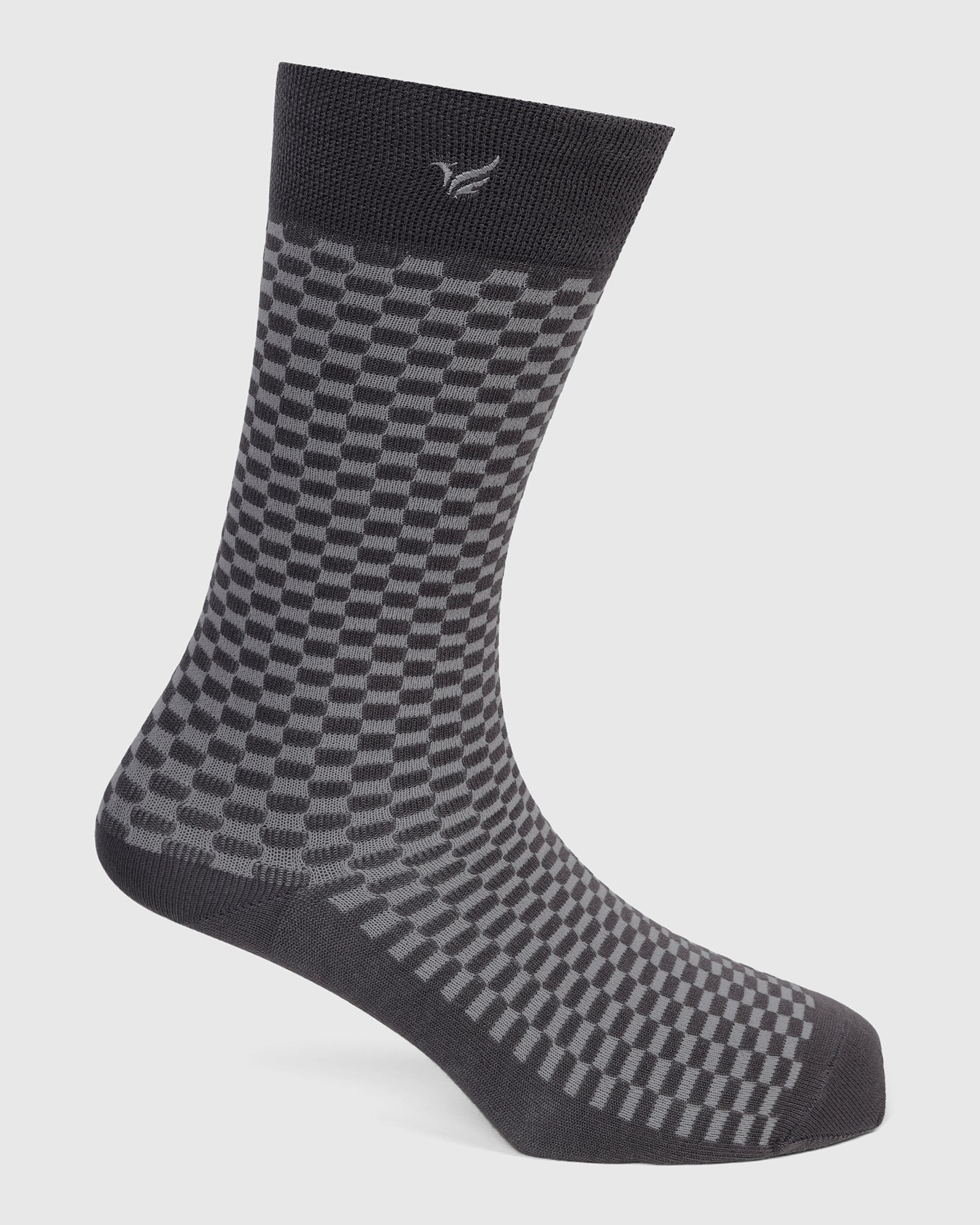 Cotton Grey Knitted Socks - Vammy - Image 2