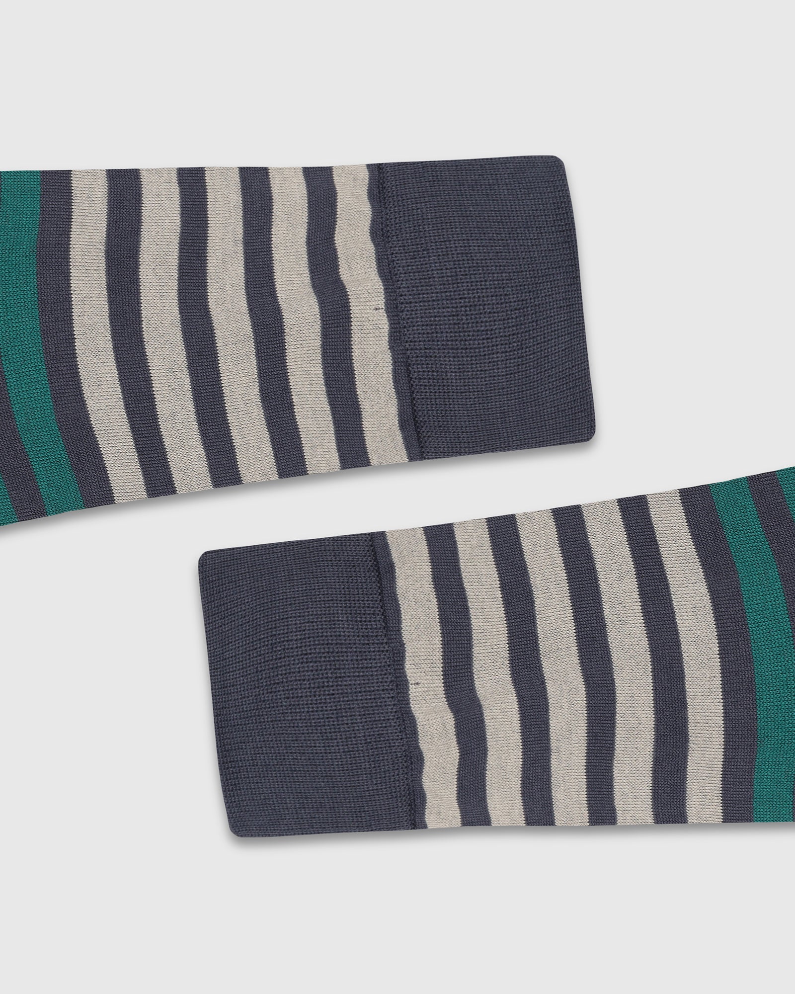 Cotton Grey Knitted Socks - Vock - Image 5
