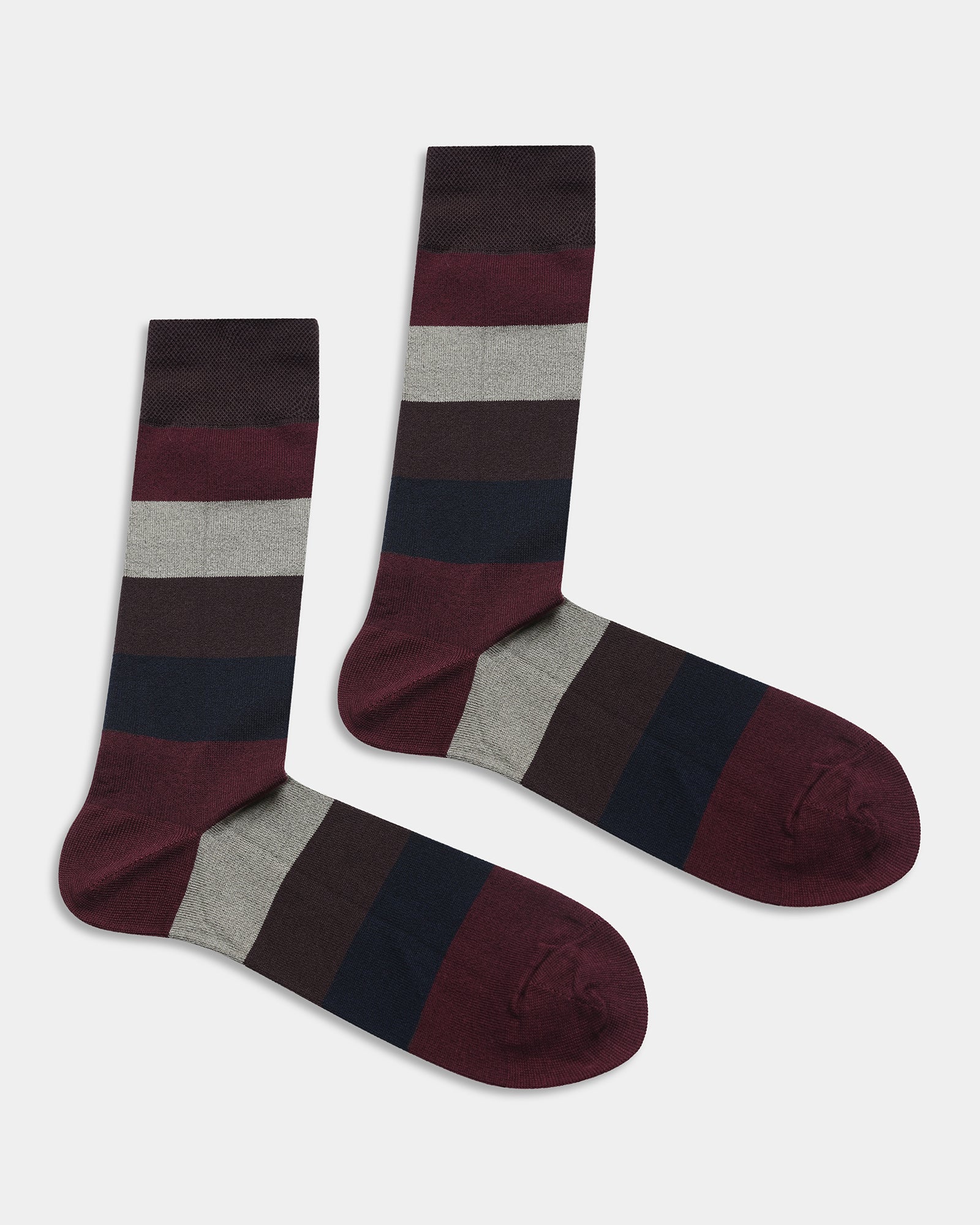 Cotton Multi Color Knitted Socks - Adour - Image 4
