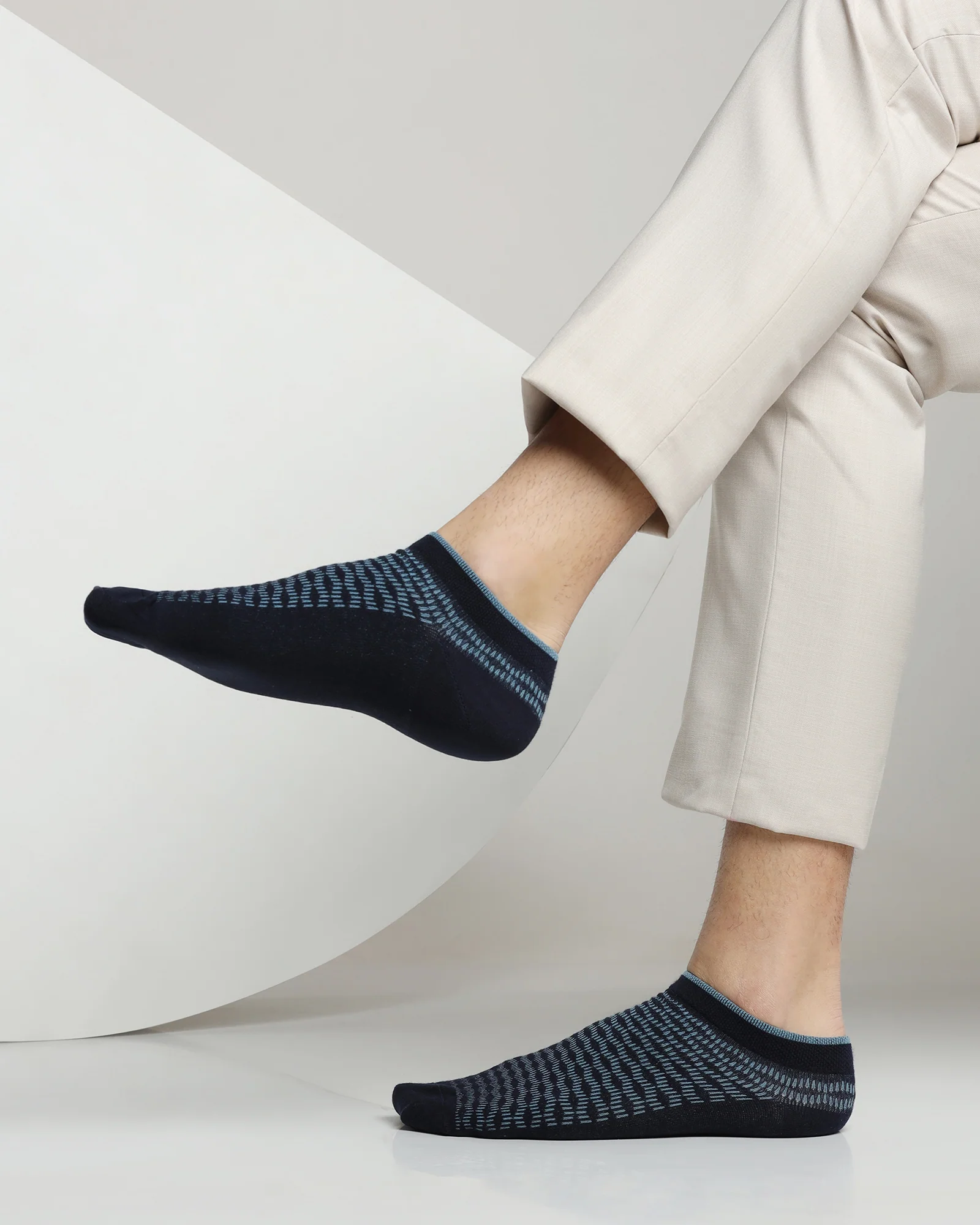 Cotton Multi Color Knitted Socks - Aksu - Image 5
