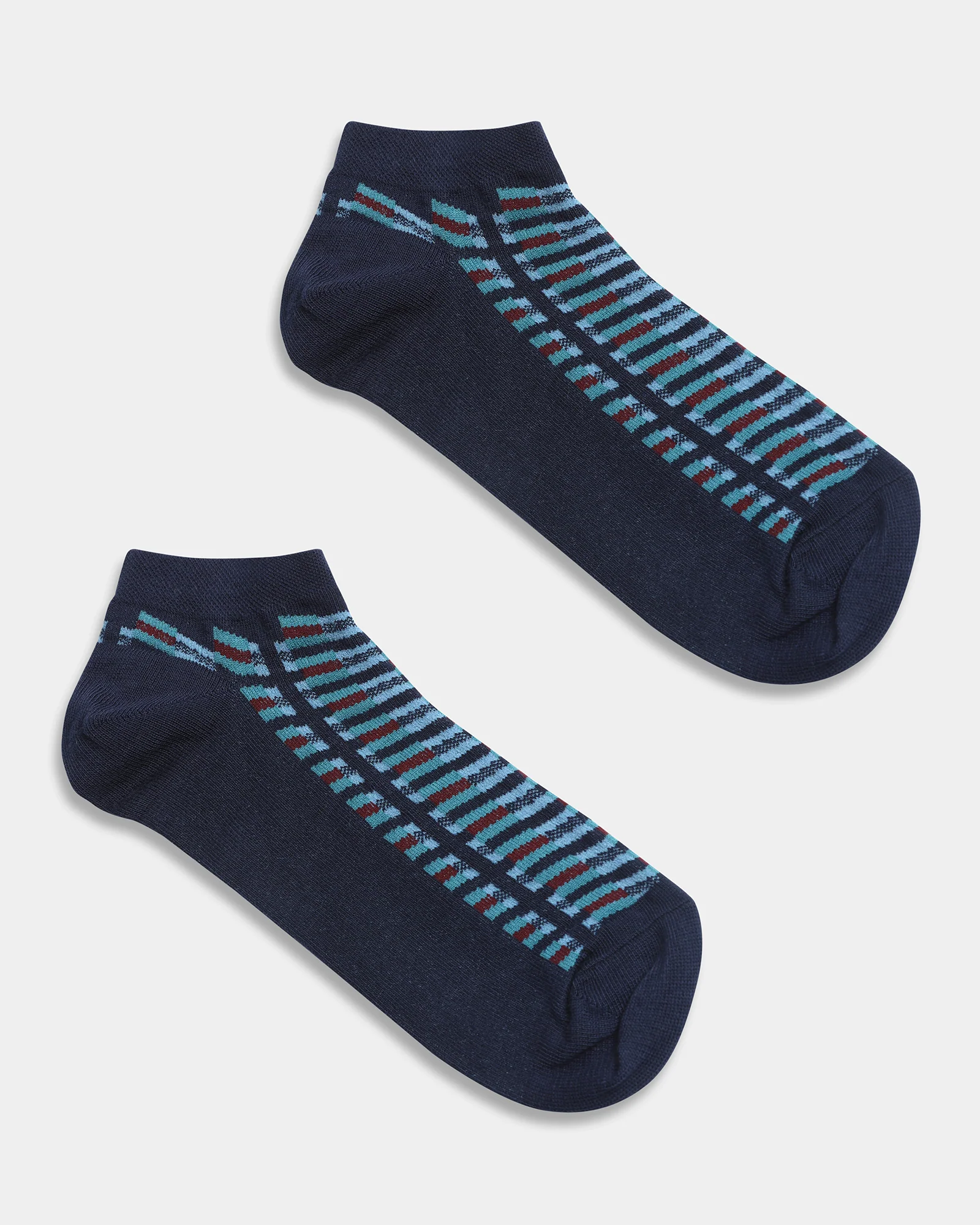 Cotton Multi Color Knitted Socks - Araca - Image 4