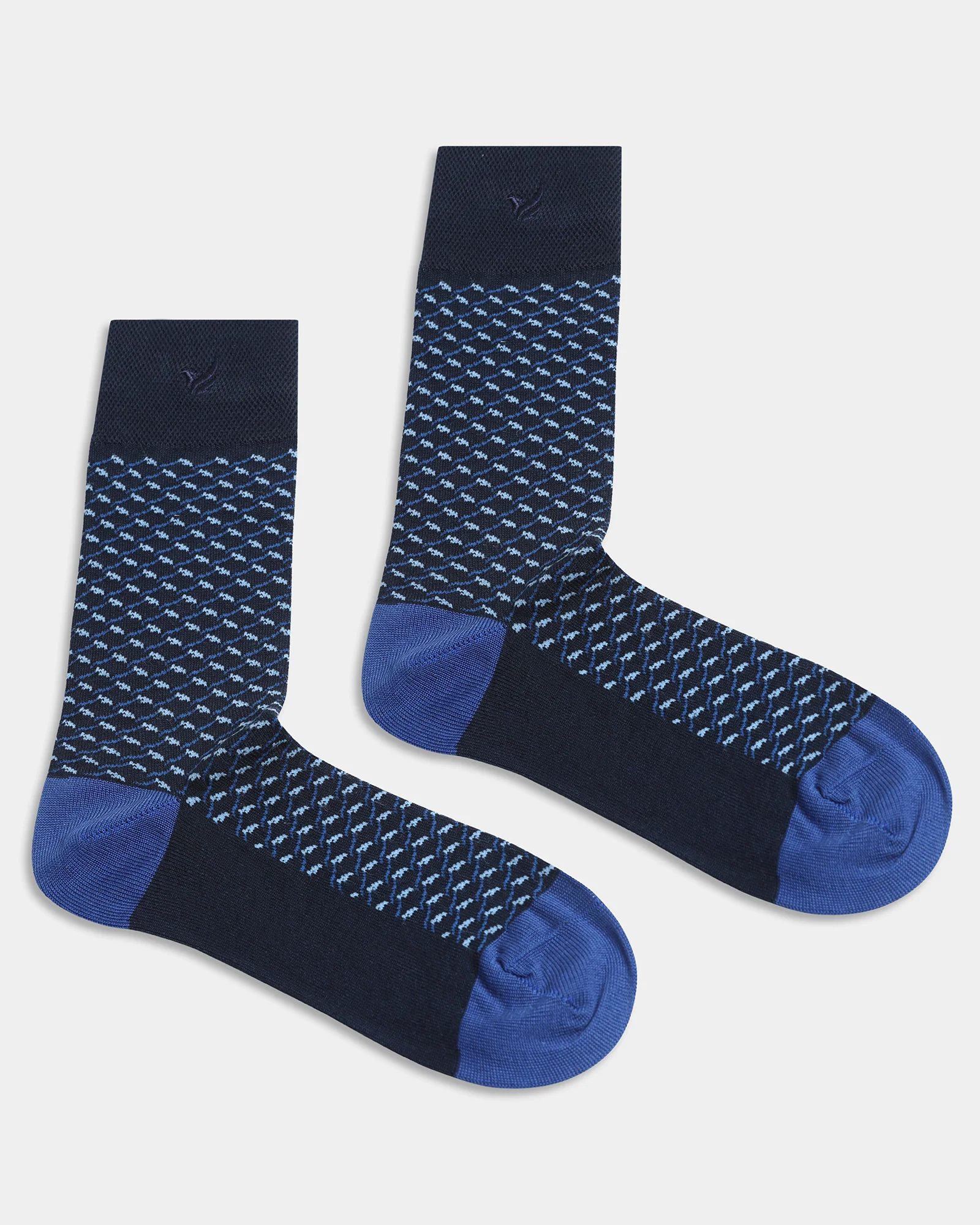 Cotton Multi Color Knitted Socks - Arctic - Image 2