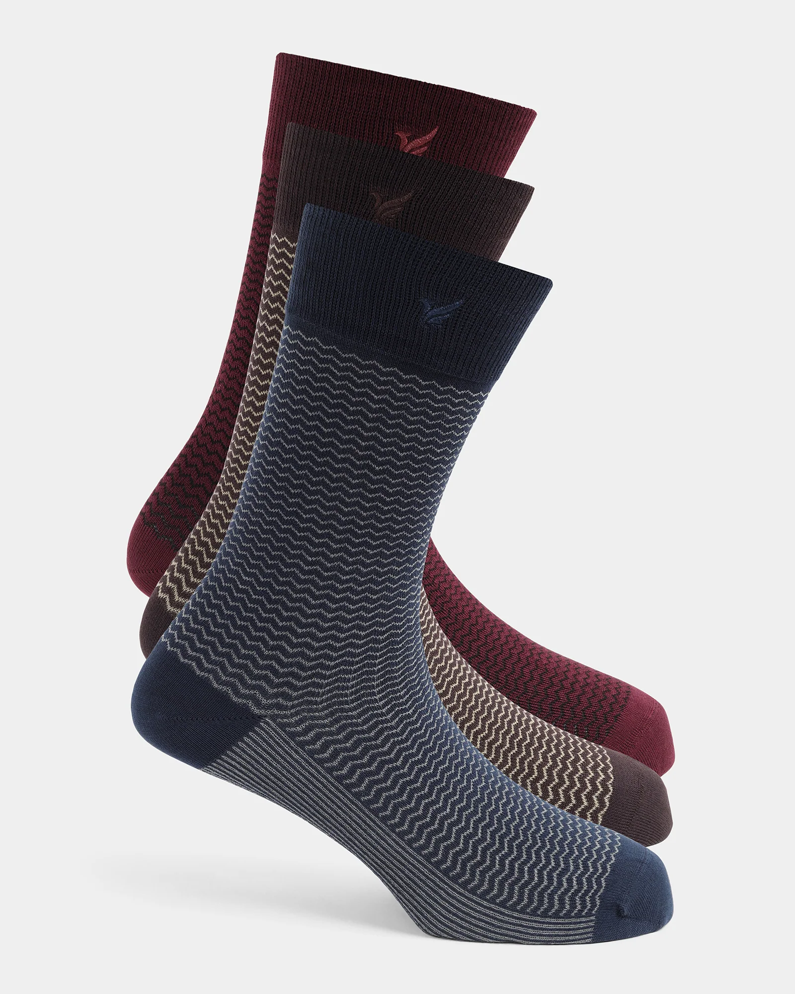 Cotton Multi Color Knitted Socks - Wilhelmina