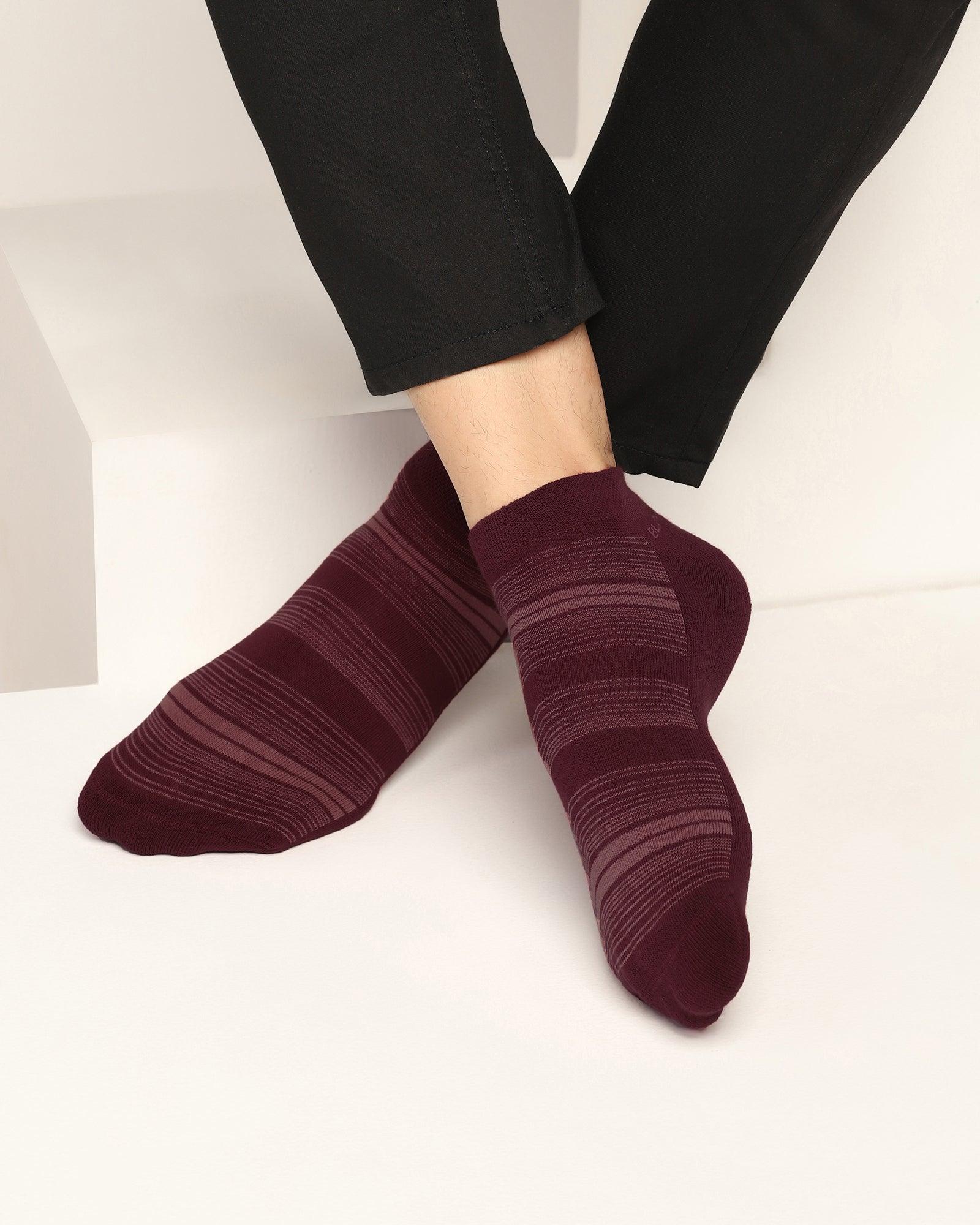 Cotton Multi Color Knitted Socks - Time - Image 3