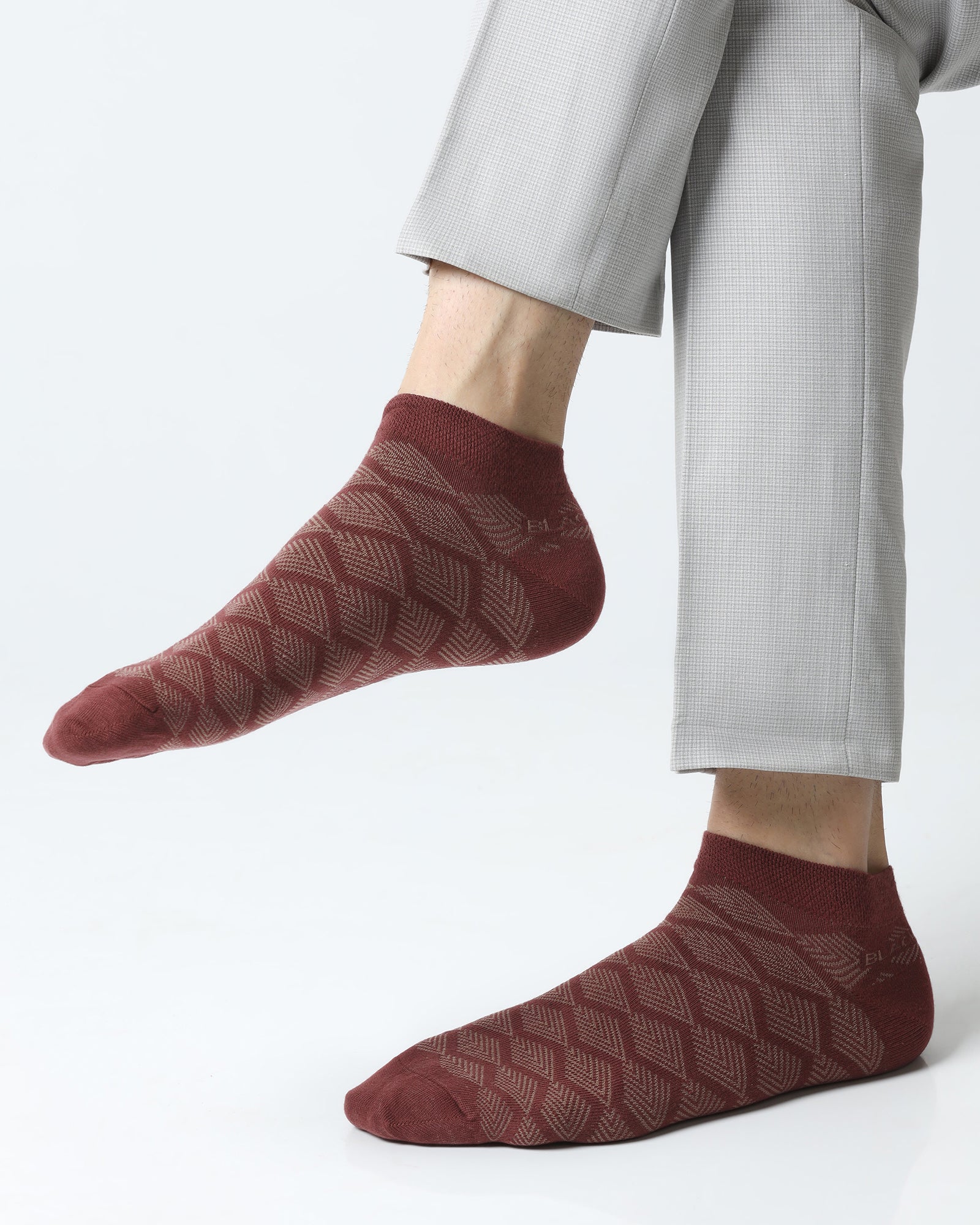 Cotton Multi Color Knitted Socks - Vaizag - Image 5