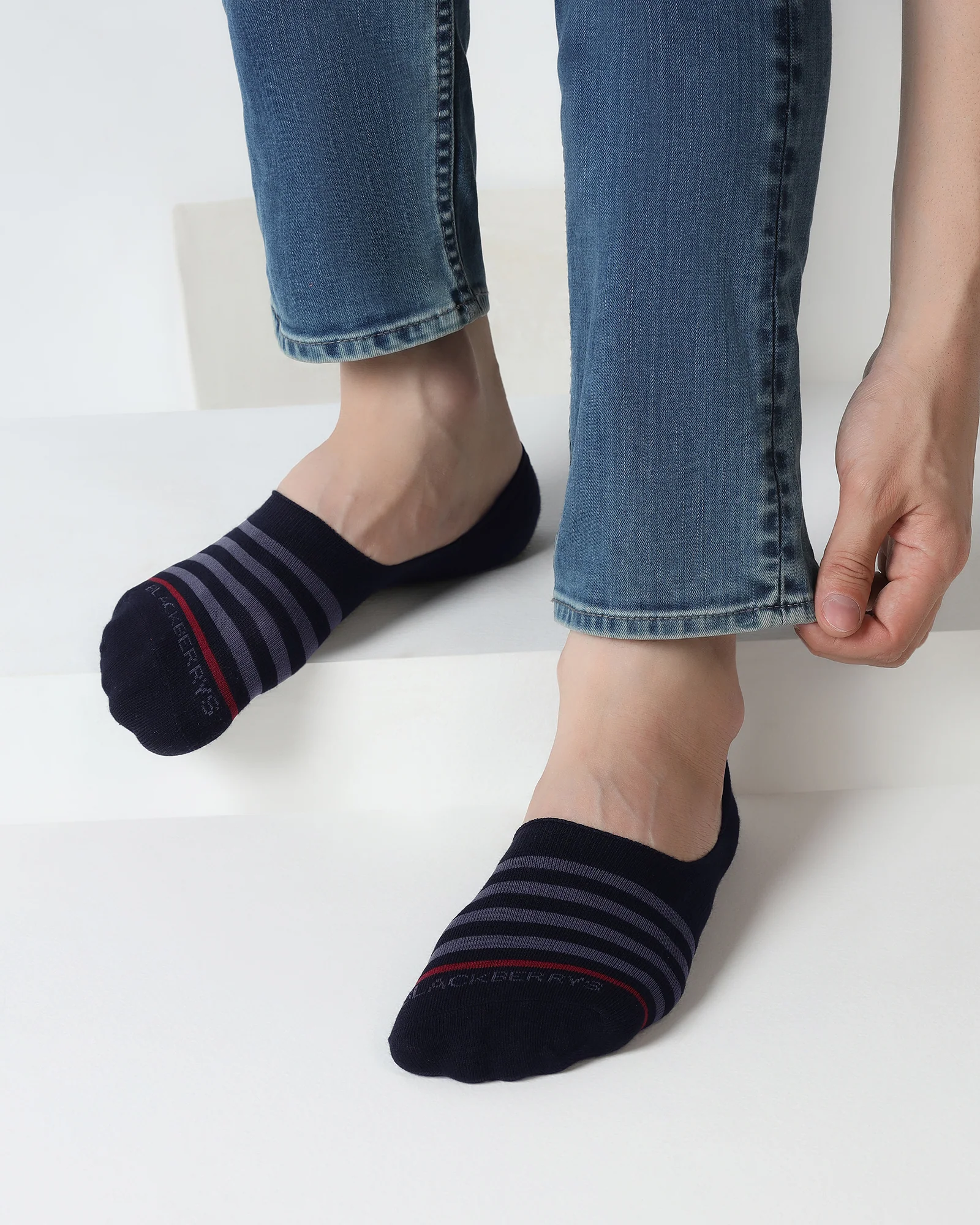 Cotton Multi Color Knitted Socks - Velhy - Image 8