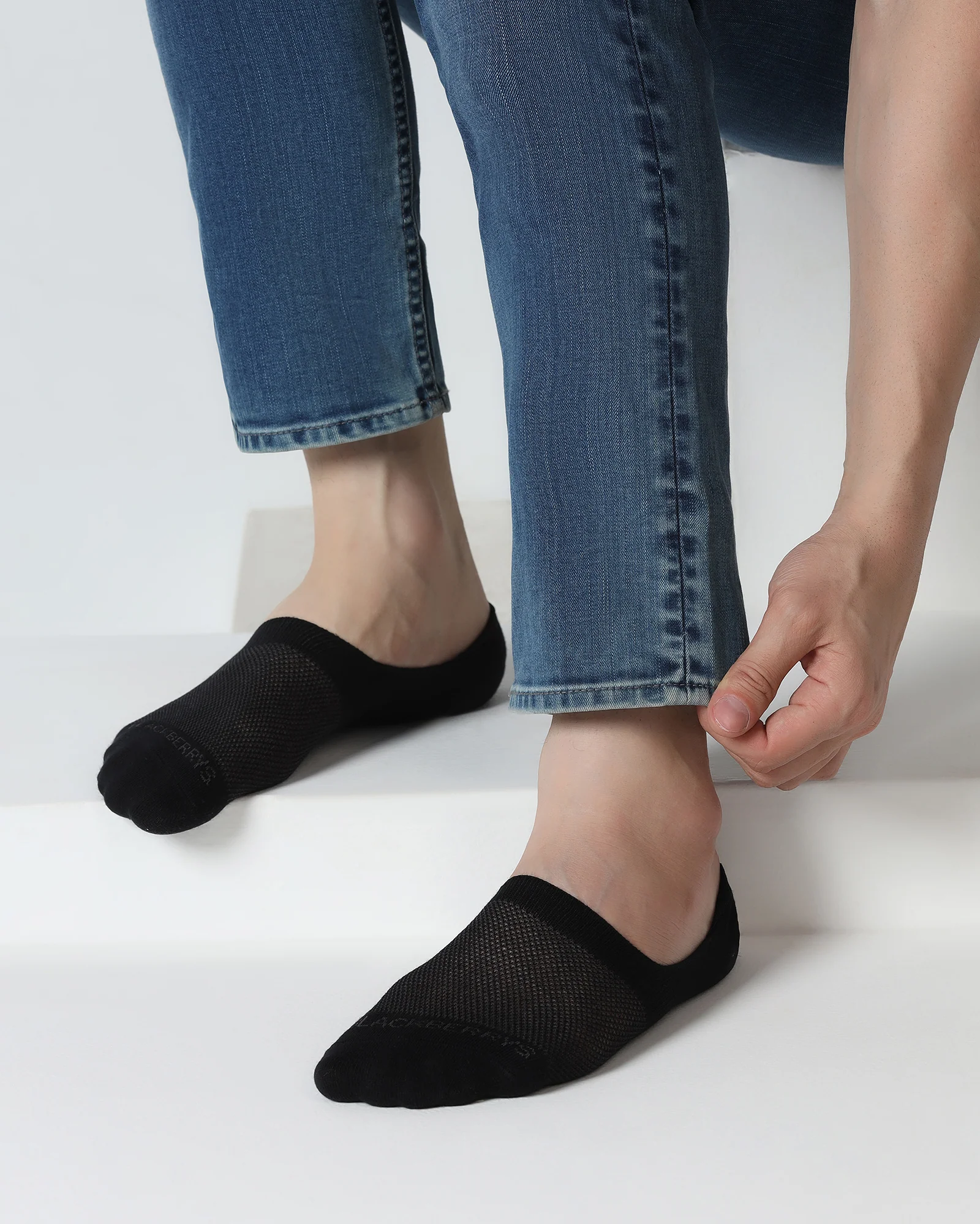 Cotton Multi Color Knitted Socks - Viro - Image 4