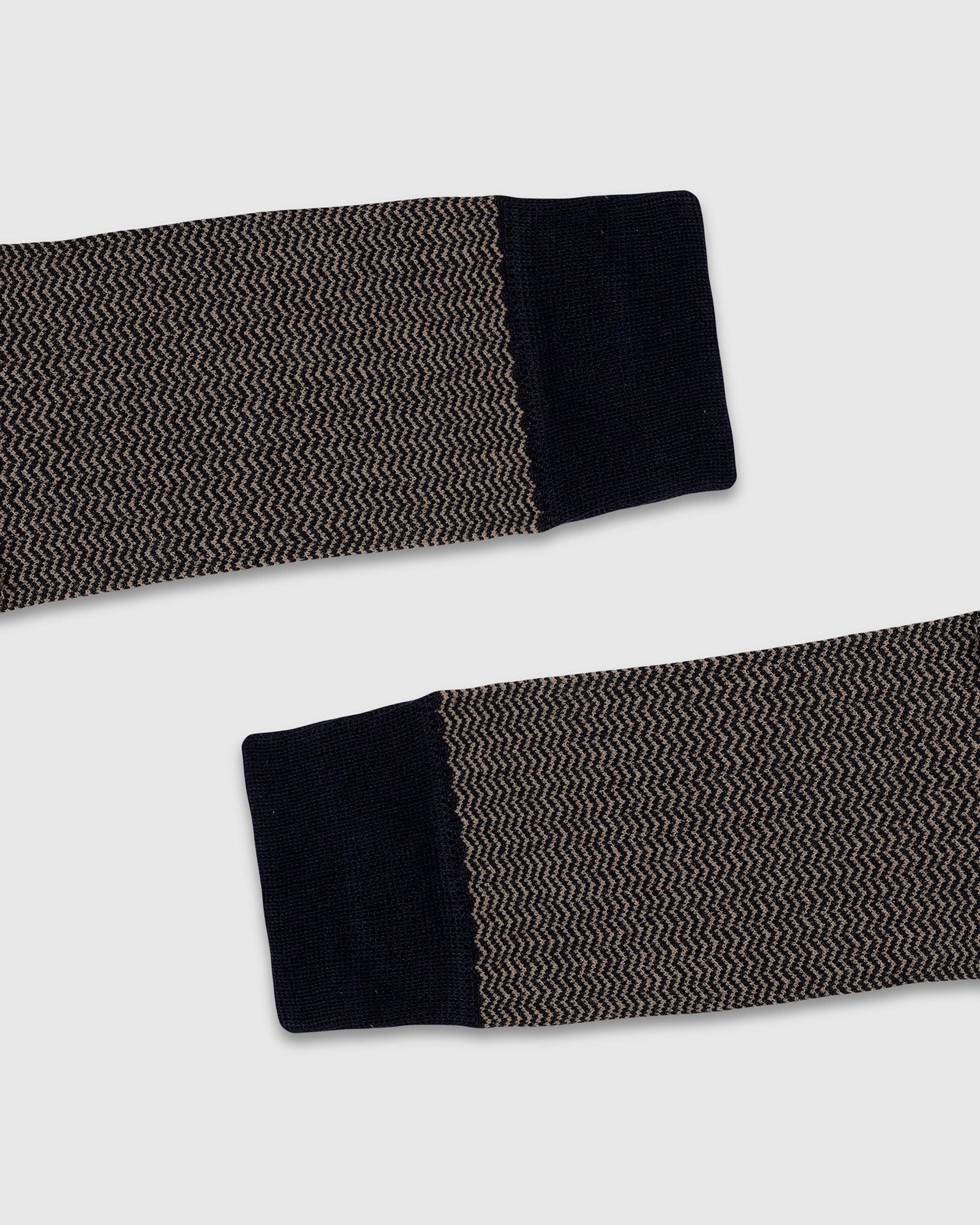 Cotton Tobacco Brown Knitted Socks - Tusken - Image 5