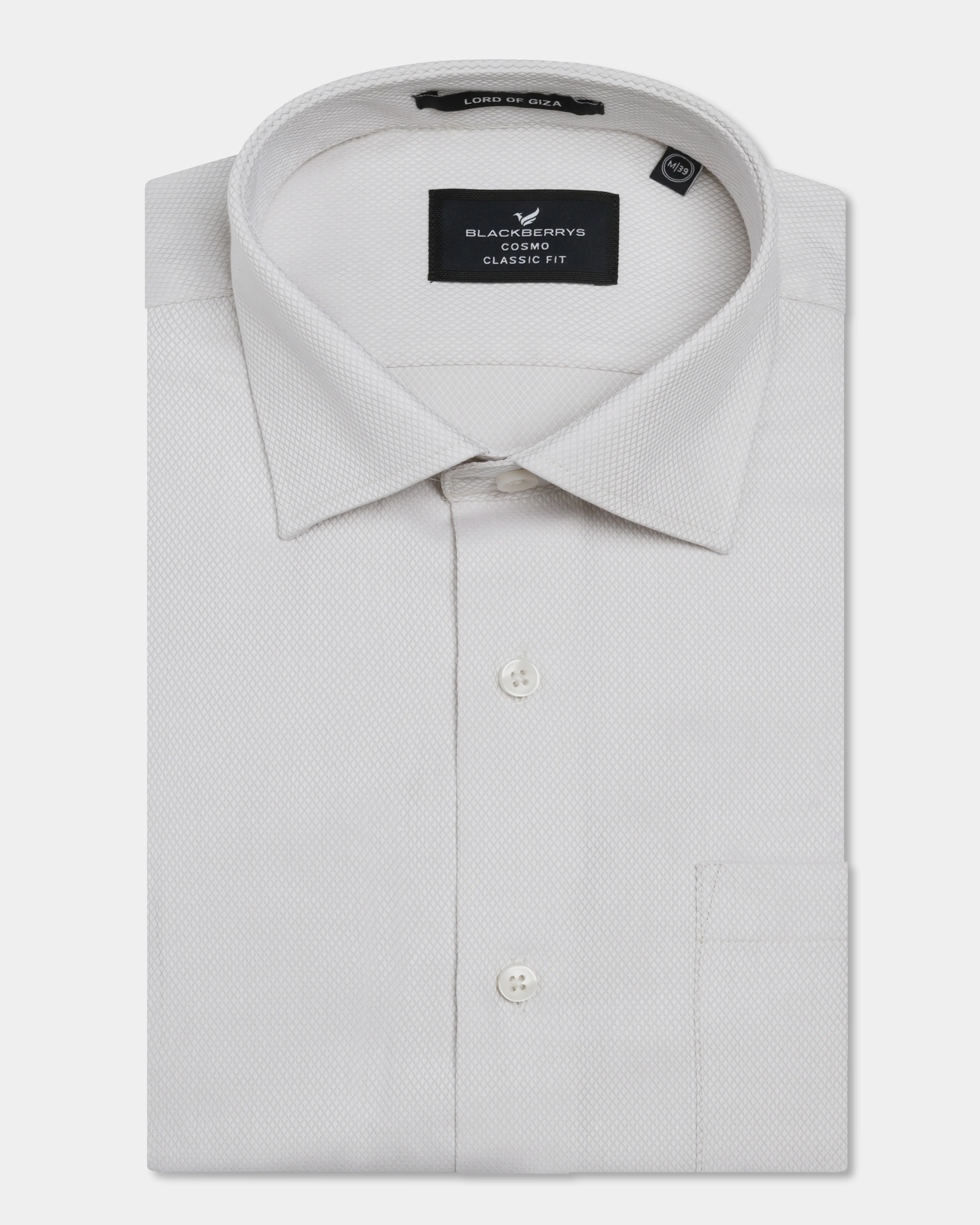 Cream Textured Shirt - Quinn - Image 5