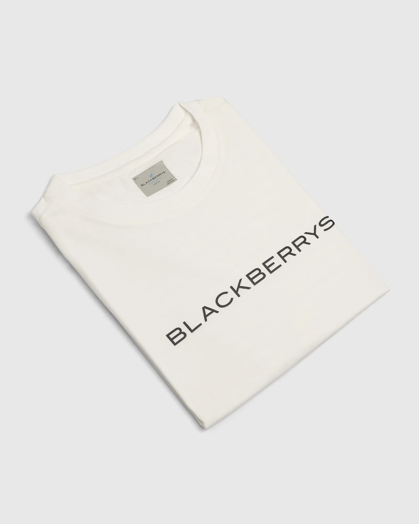 Crew Neck Off White Printed T-Shirt - Rumba - Image 5