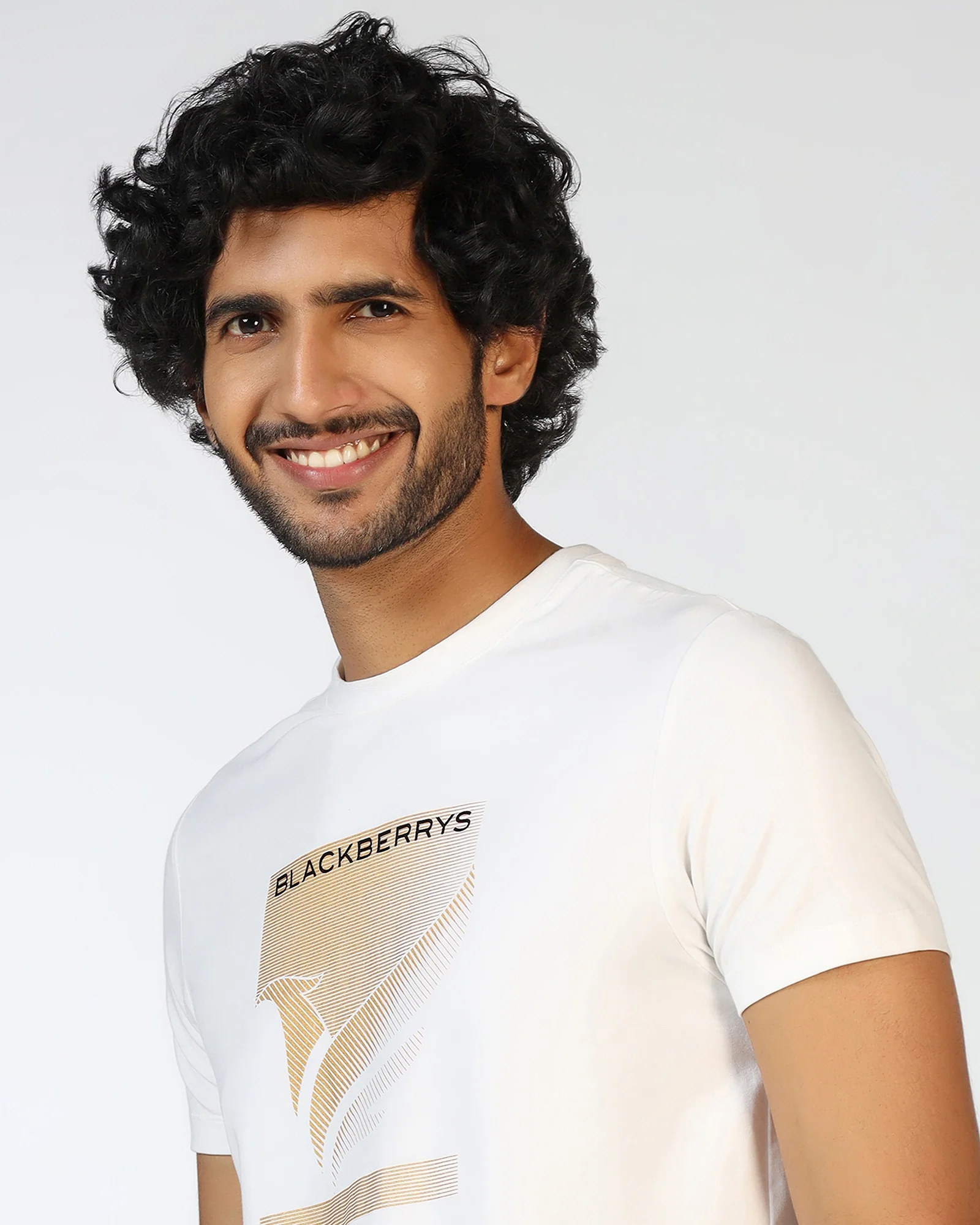 Crew Neck White Printed T-Shirt - Pilot - Image 4