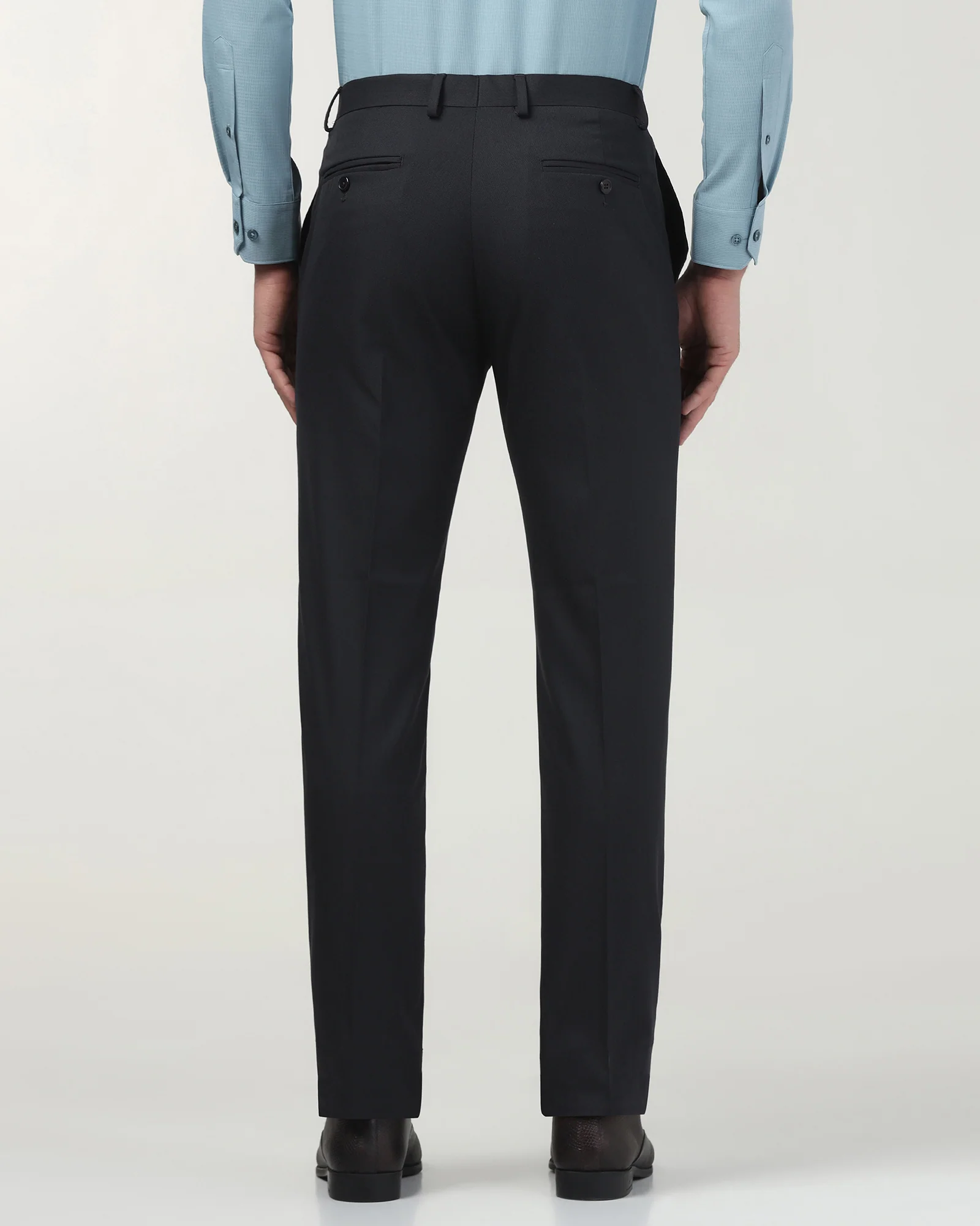 Dark Grey Textured Trouser - Kylian - Image 2