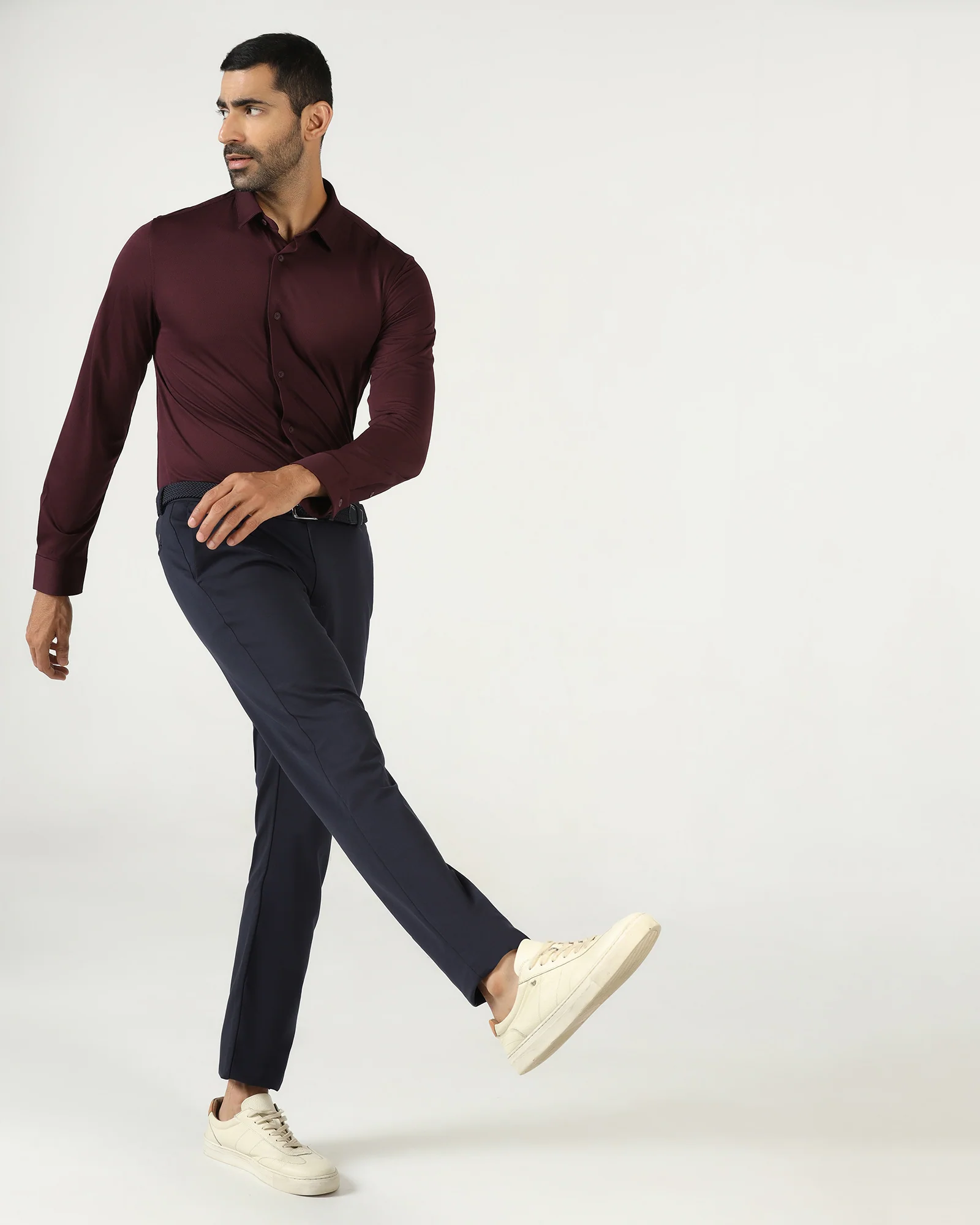Dark Navy TechPro Solid Khakis - Ziea - Image 5