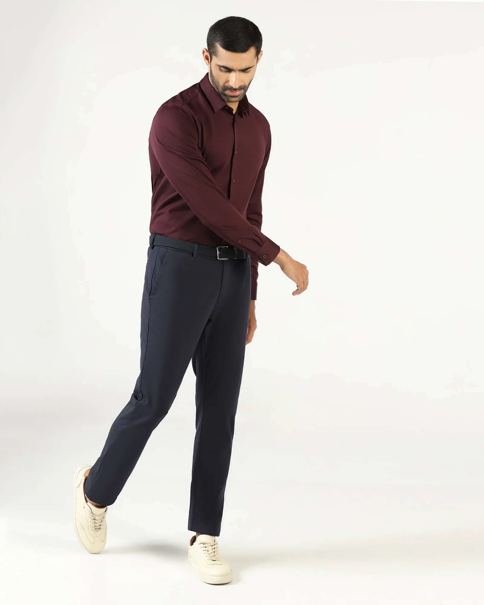 Dark Navy TechPro Solid Khakis - Ziea - Image 6