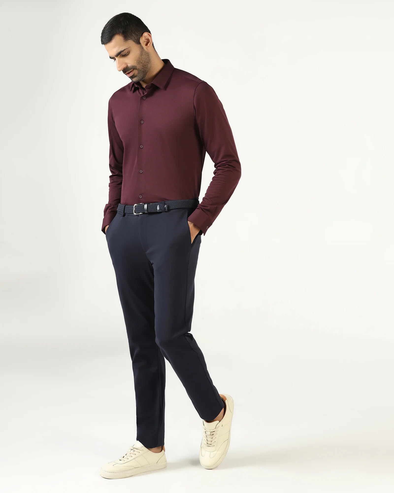 Dark Navy TechPro Solid Khakis - Ziea - Image 7