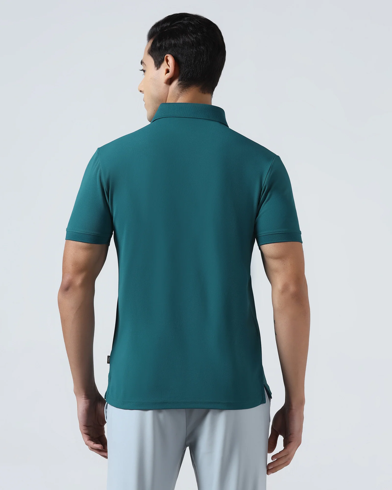 Deep Teal TechPro Printed Polo - Cedric - Image 2