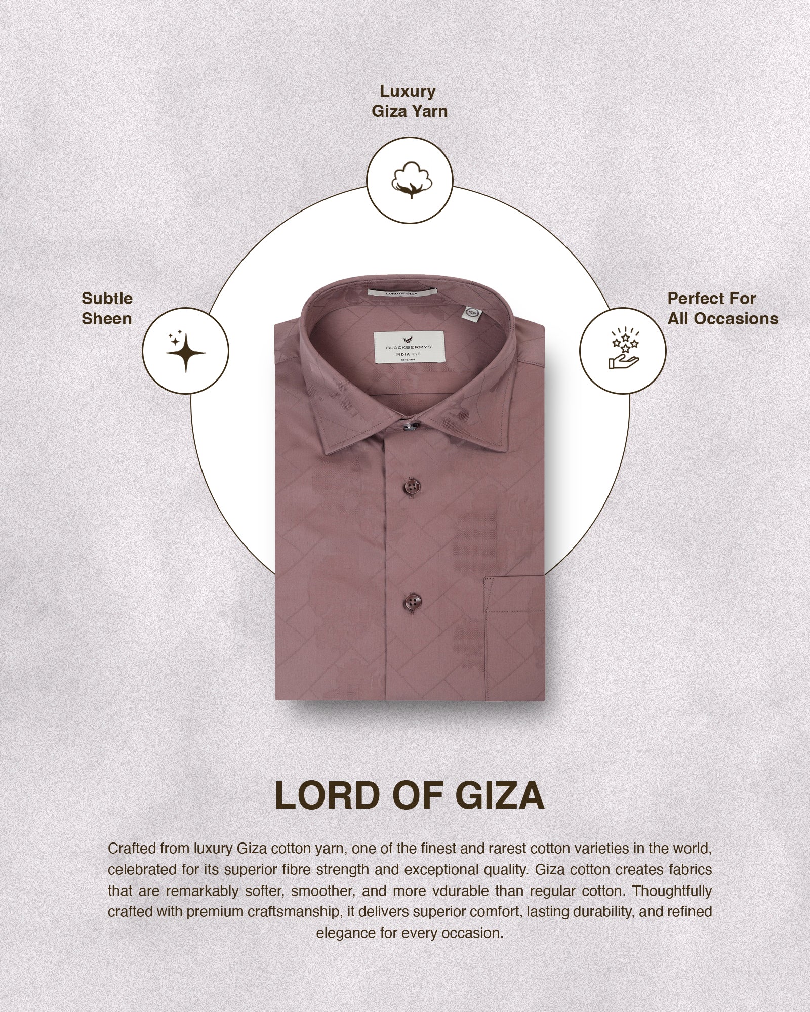 Dusty Pink Jacquard Shirt - Ramen - Image 5