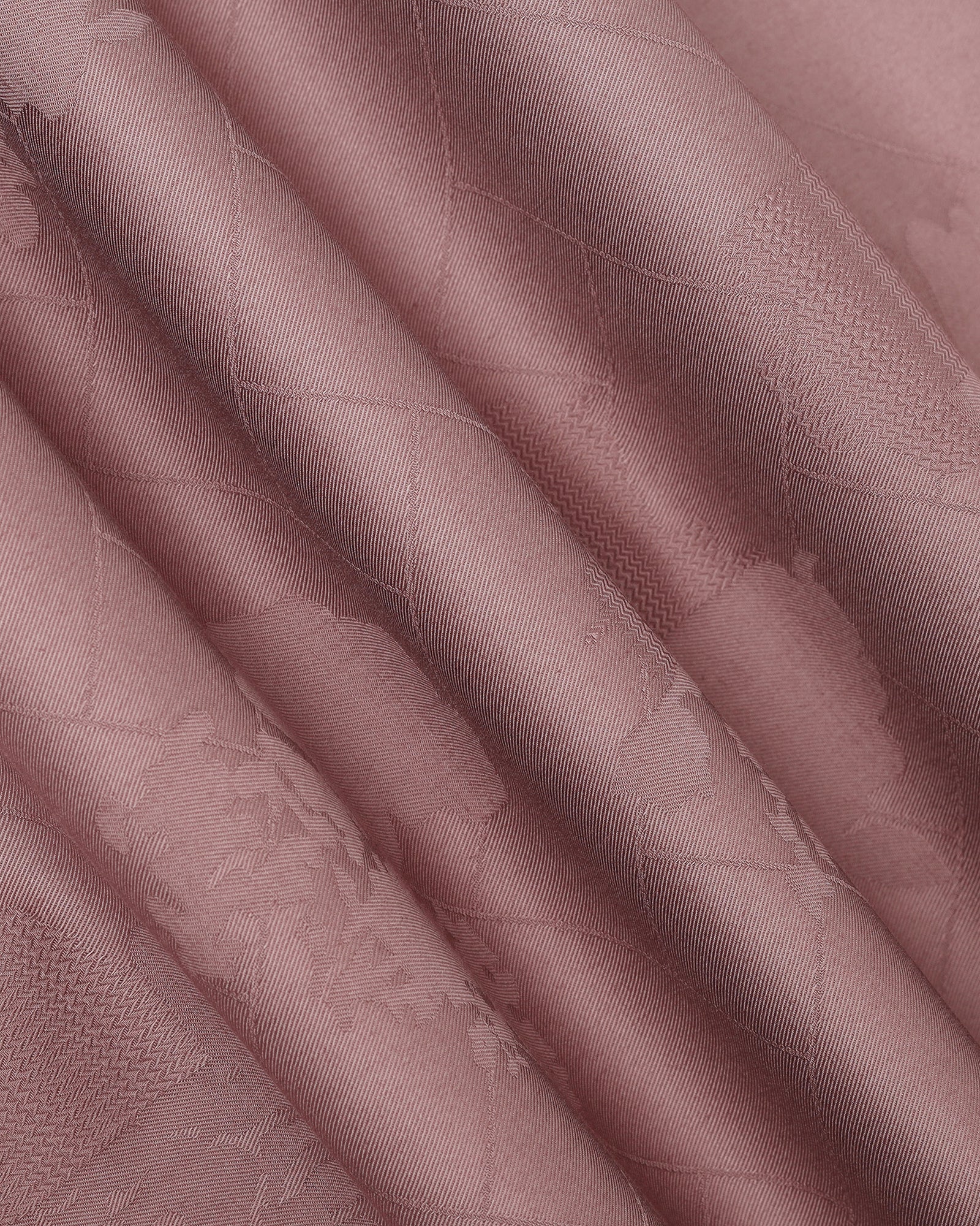 Dusty Pink Jacquard Shirt - Ramen - Image 6