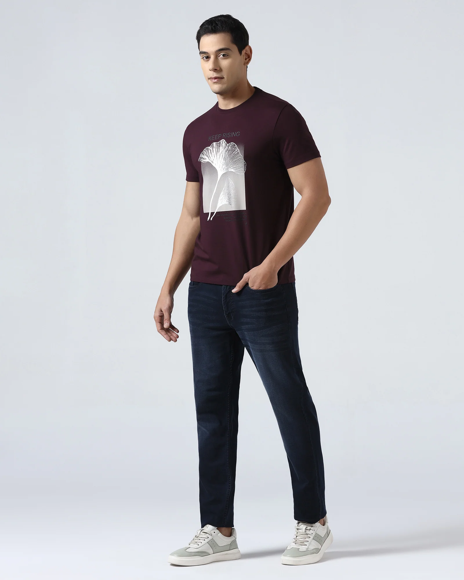 Fig Crew Neck Printed T-Shirt - James - Image 3