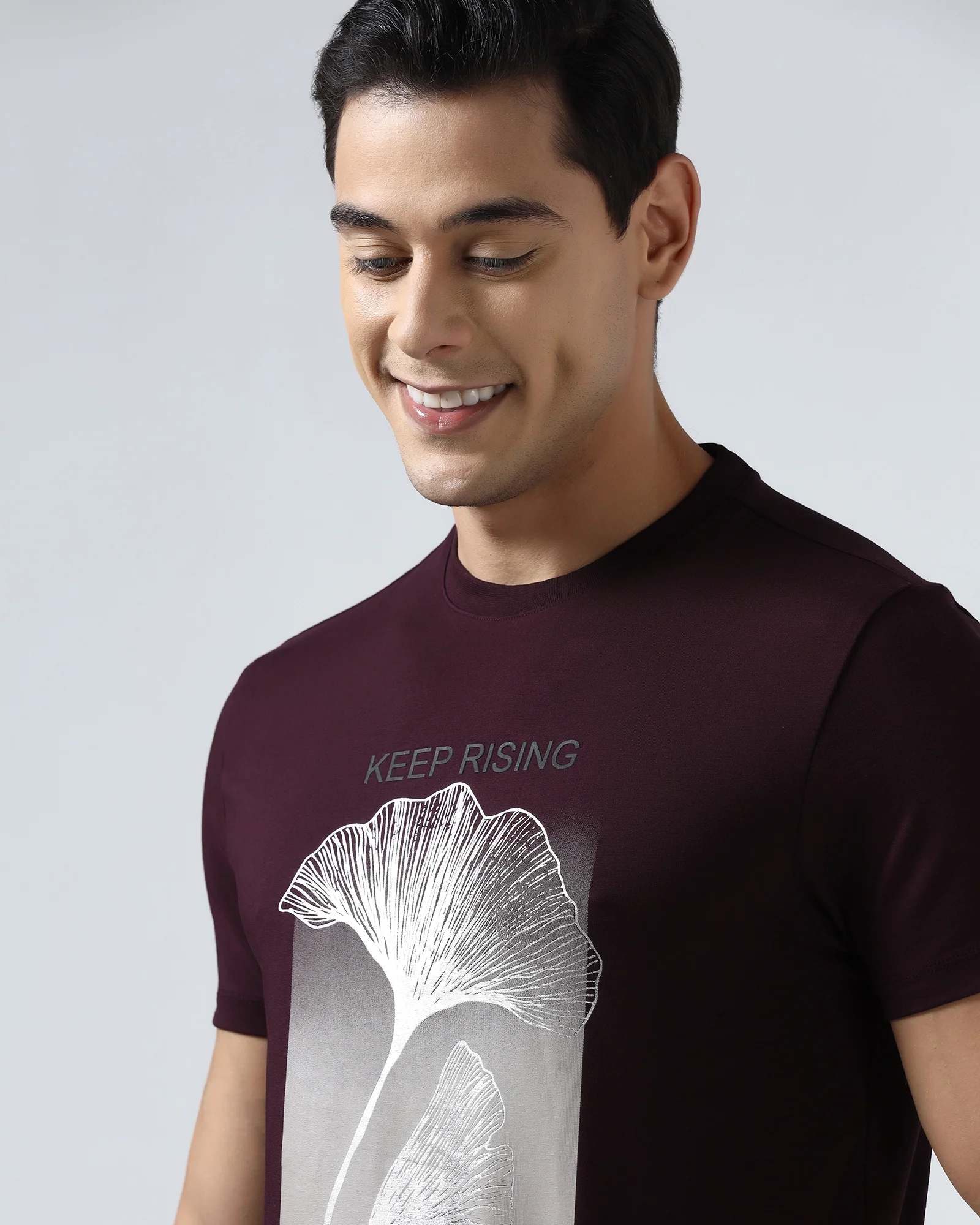 Fig Crew Neck Printed T-Shirt - James - Image 4