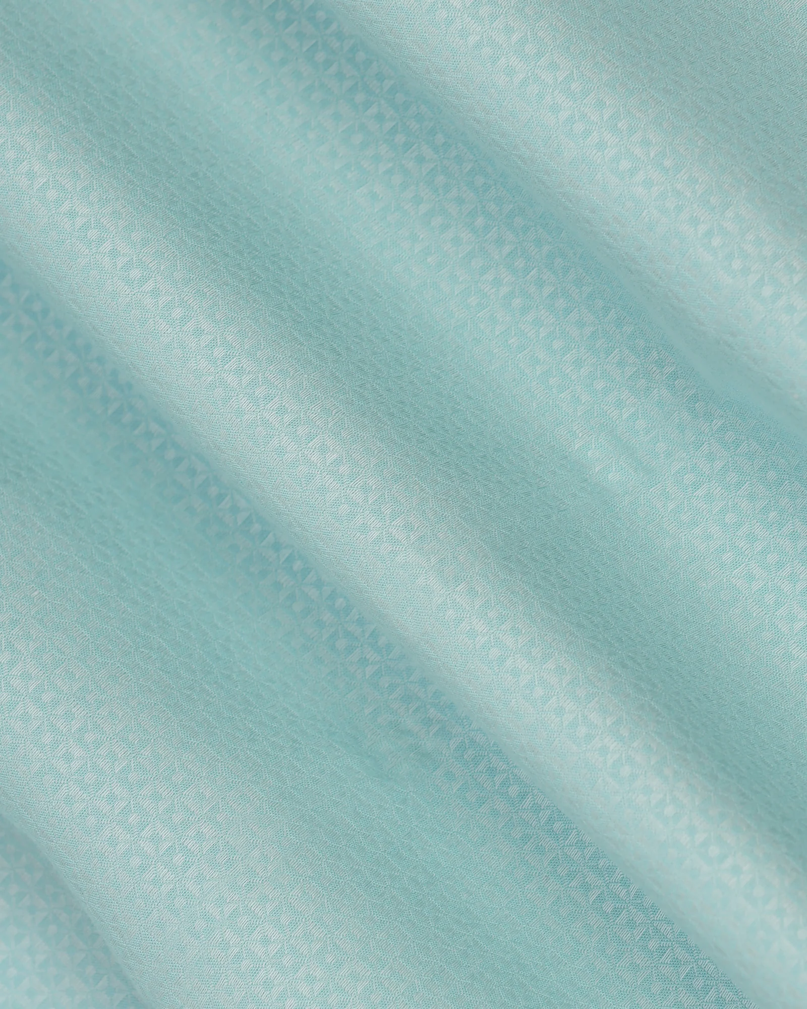 Formal Aqua Textured Shirt - Brick - Image 6