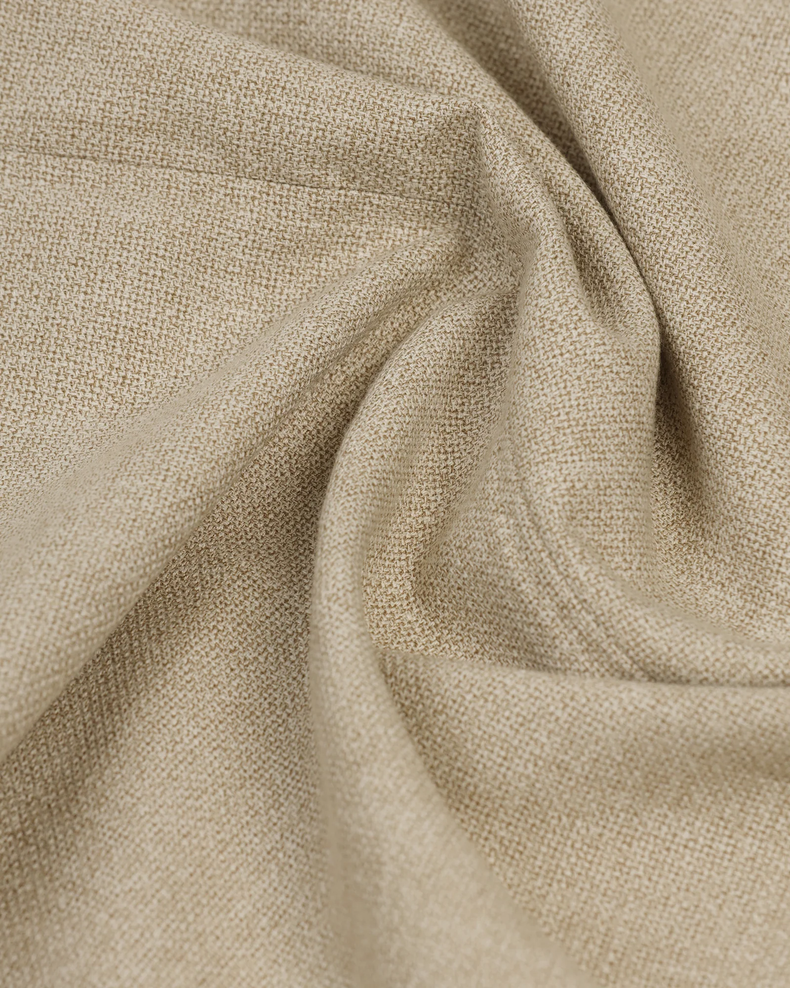 Formal Beige Textured Blazer - Blanc - Image 6