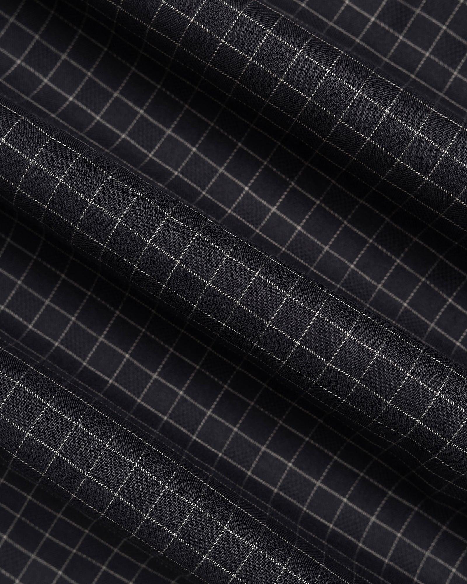 Formal Black Check Shirt - Watson - Image 6