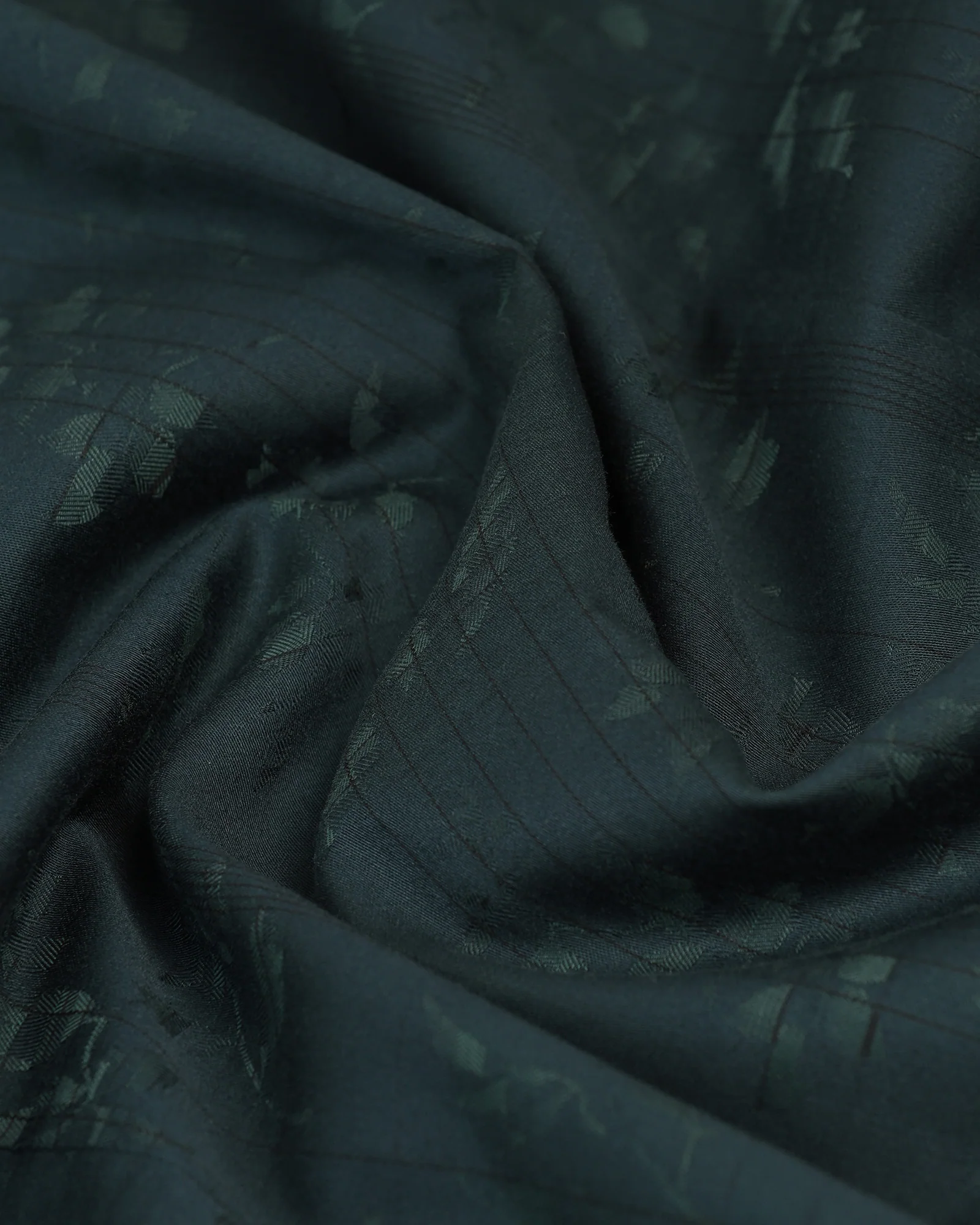 Formal Bottle Green Jacquard Shirt - Switch - Image 6
