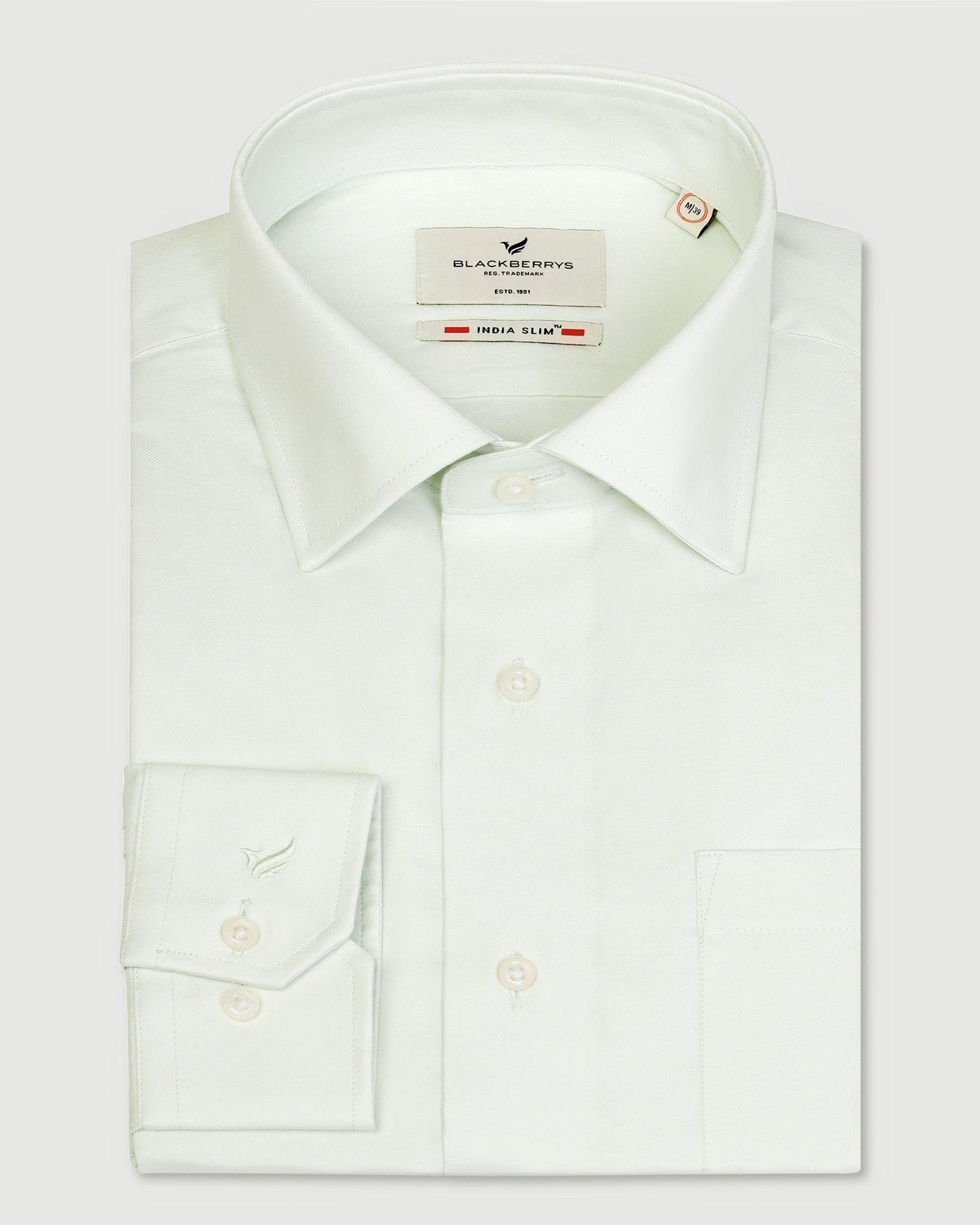 Formal Mint Solid Shirt - Otto - Image 5