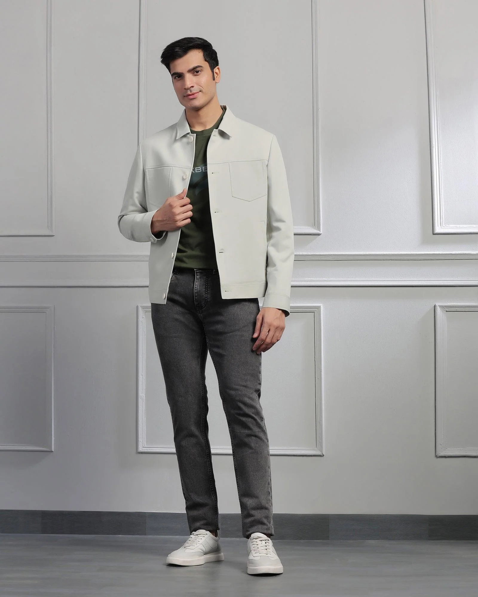 Formal Mint Solid Jacket - Garnet - Image 5