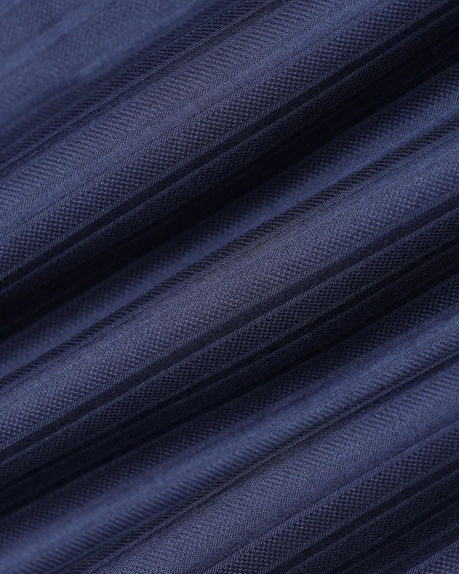Formal Navy Stripe Shirt - Bran - Image 6