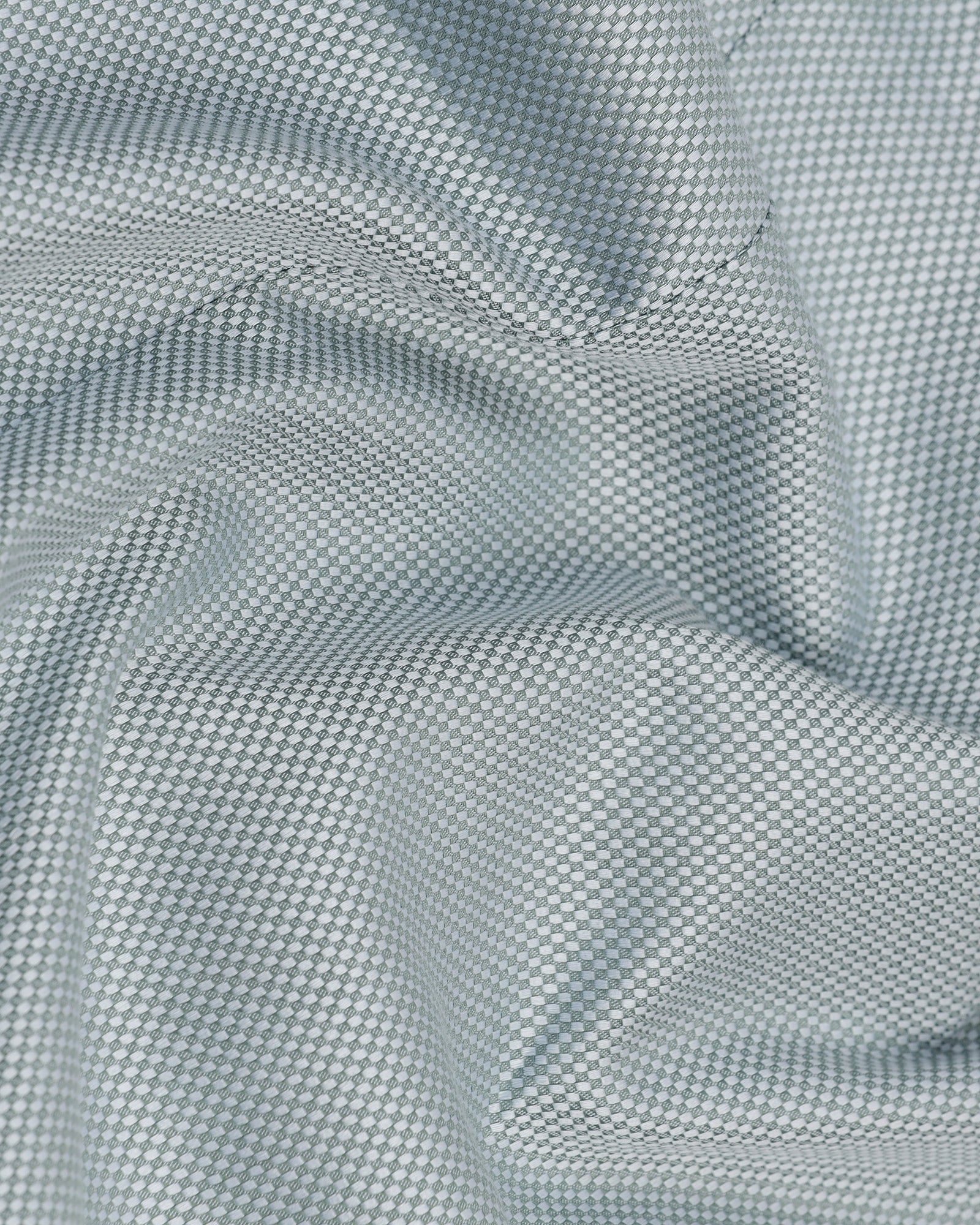Formal Olive Textured Shirt - Quent - Image 6