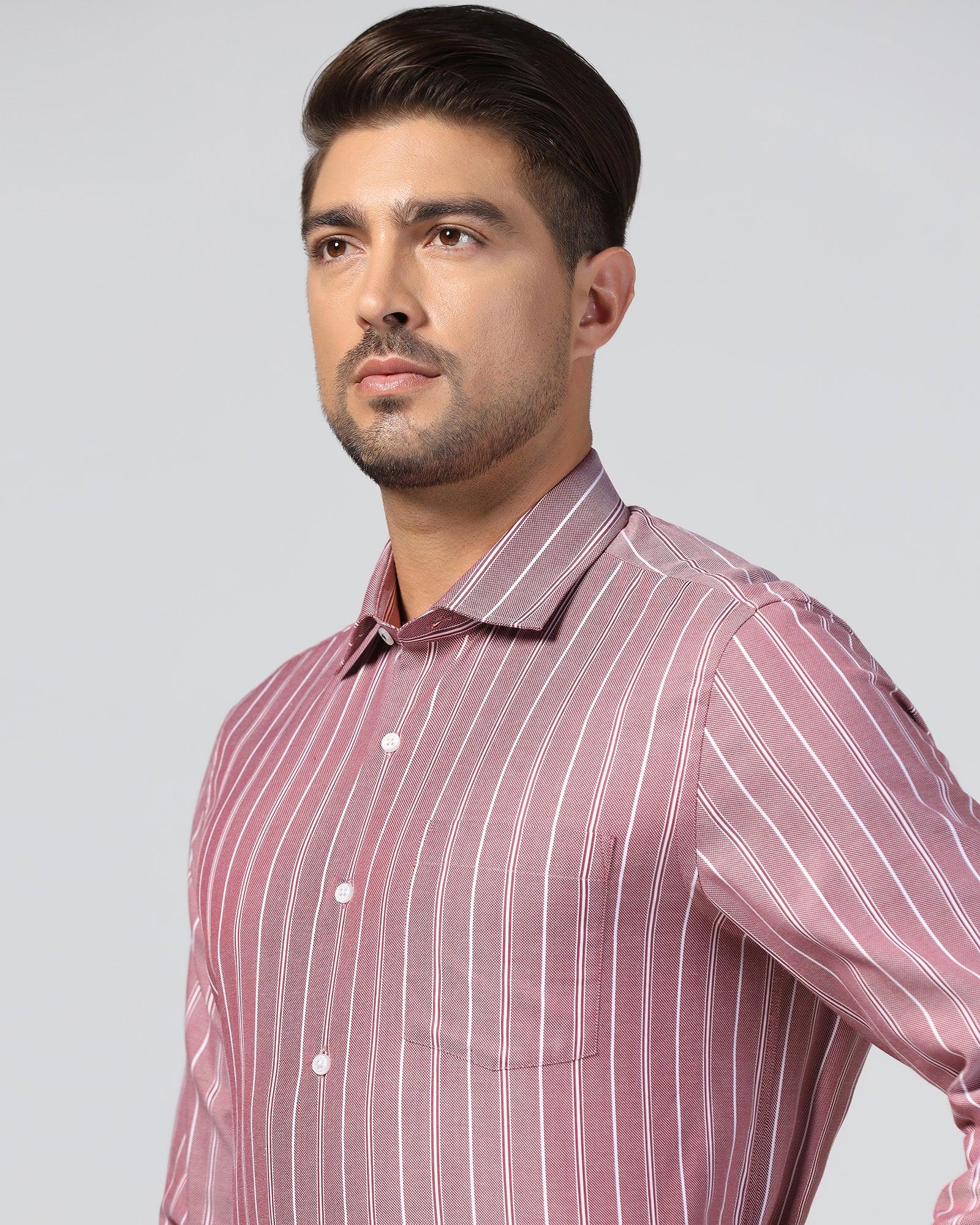 Temp Tech Formal Red Stripe Shirt - Miller - Image 4