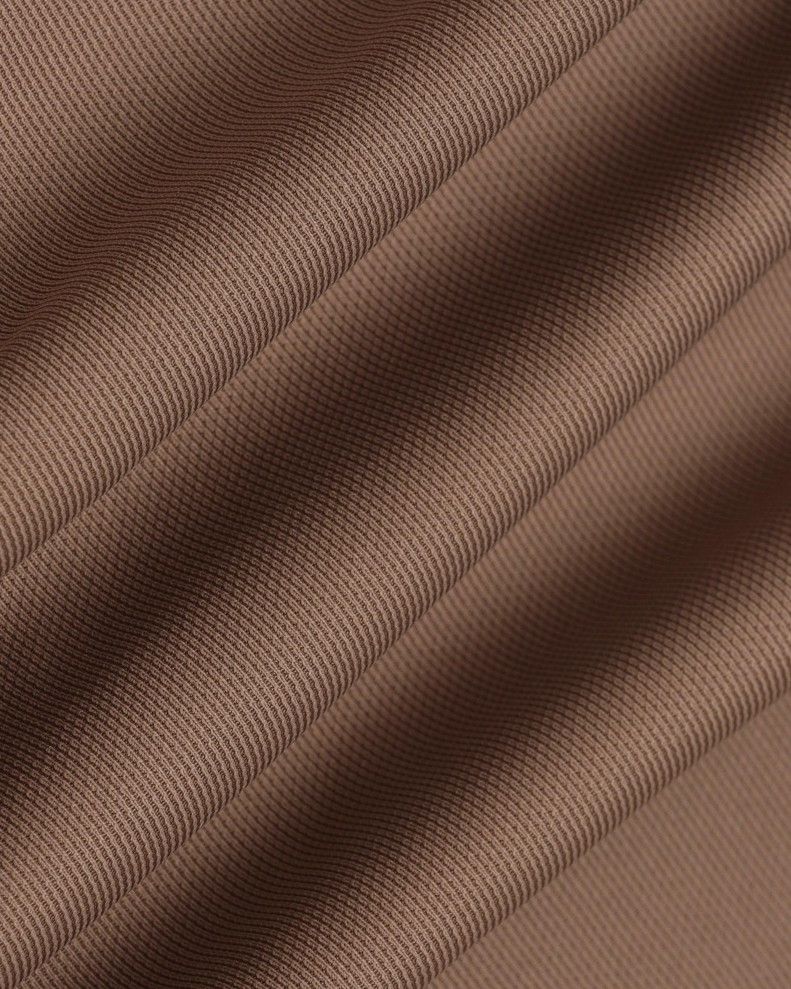 TechPro Formal Half Sleeve Tan Solid Shirt - Alfie - Image 6