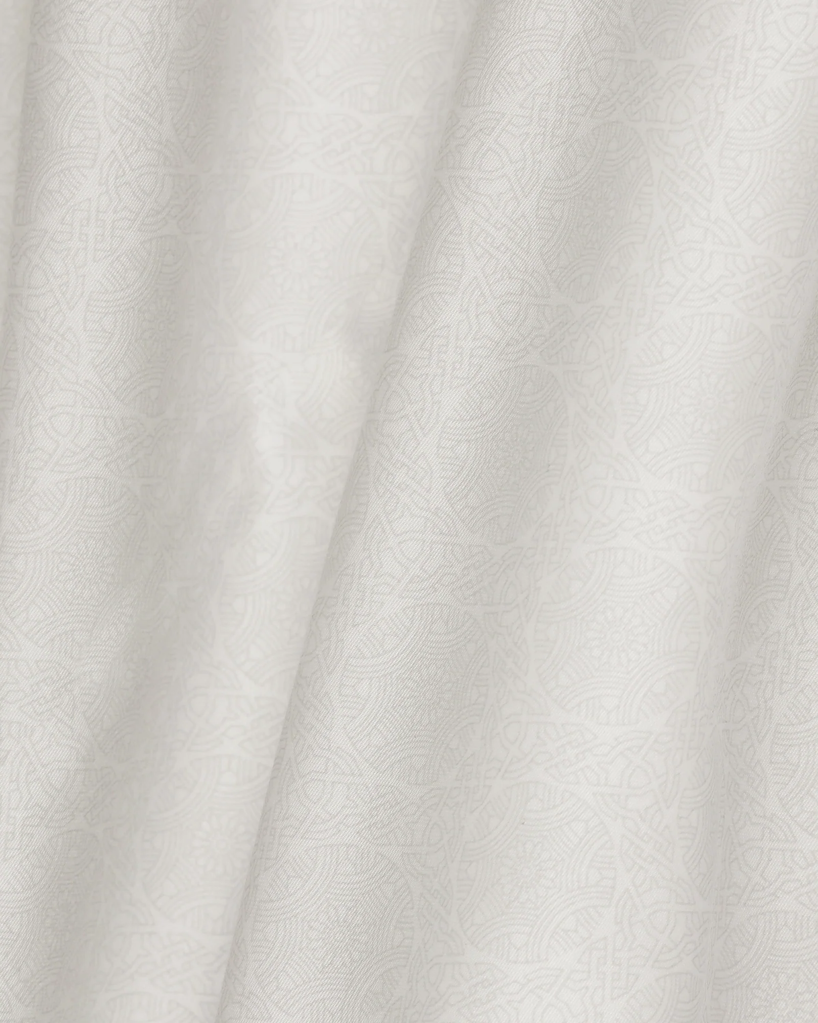Formal White Printed Shirt -  Enzo - Image 6