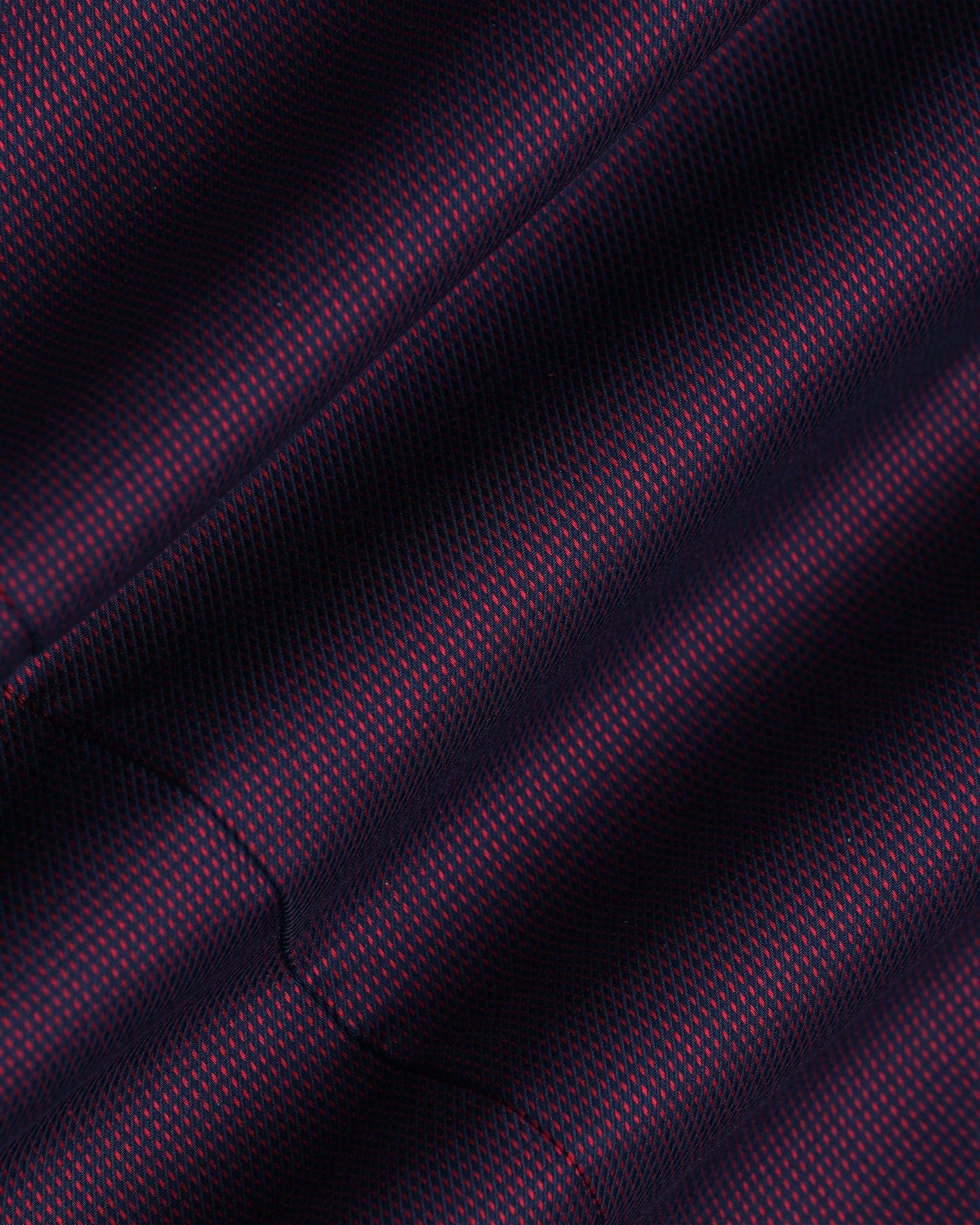 Formal Wine Textured Shirt - Albus - Image 6