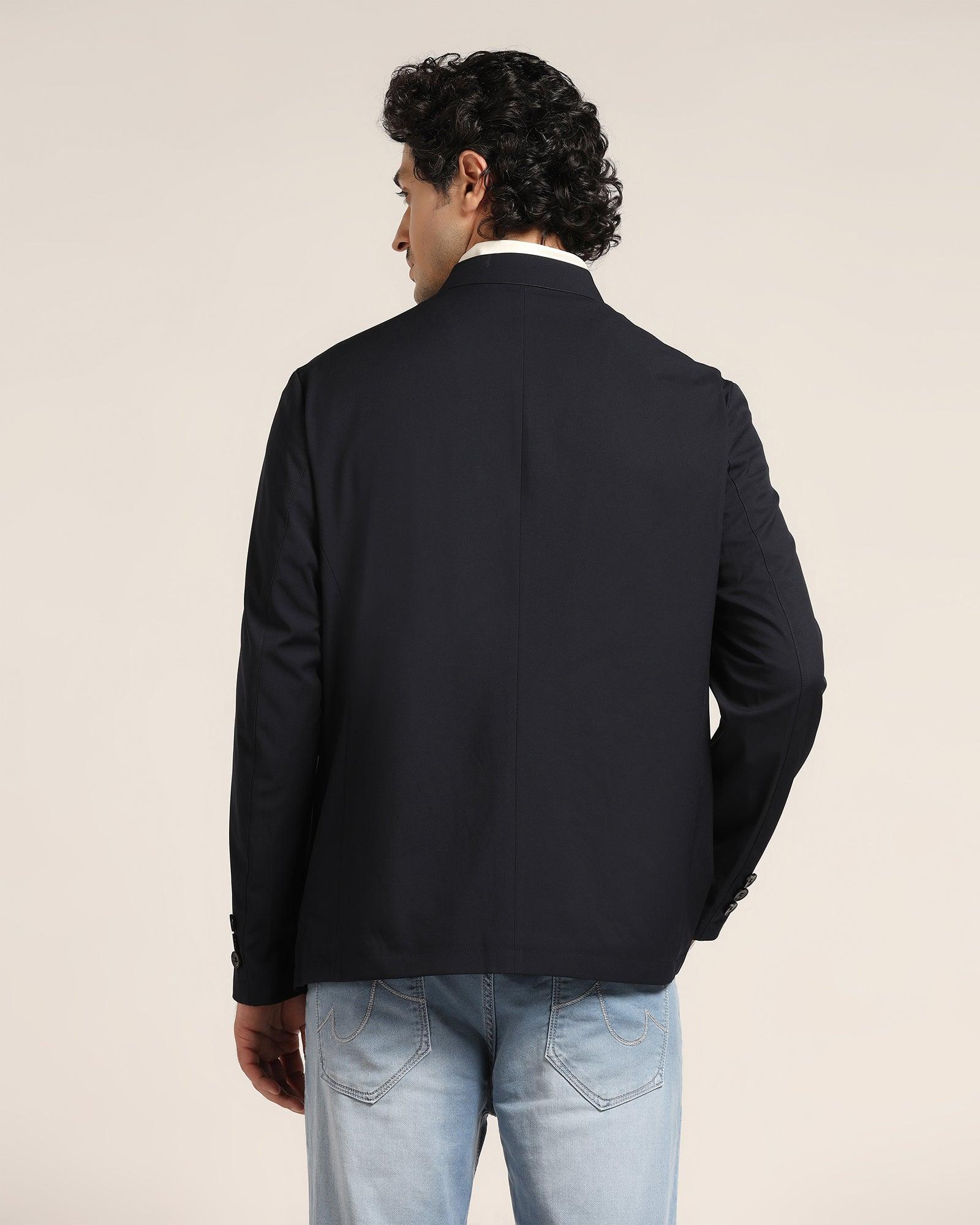 TechPro Navy Solid Jacket - Jackpot - Image 2