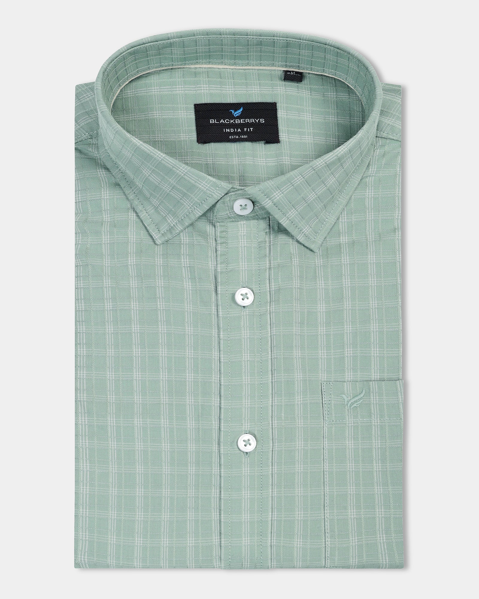 Green Check Shirt - Remon - Image 5