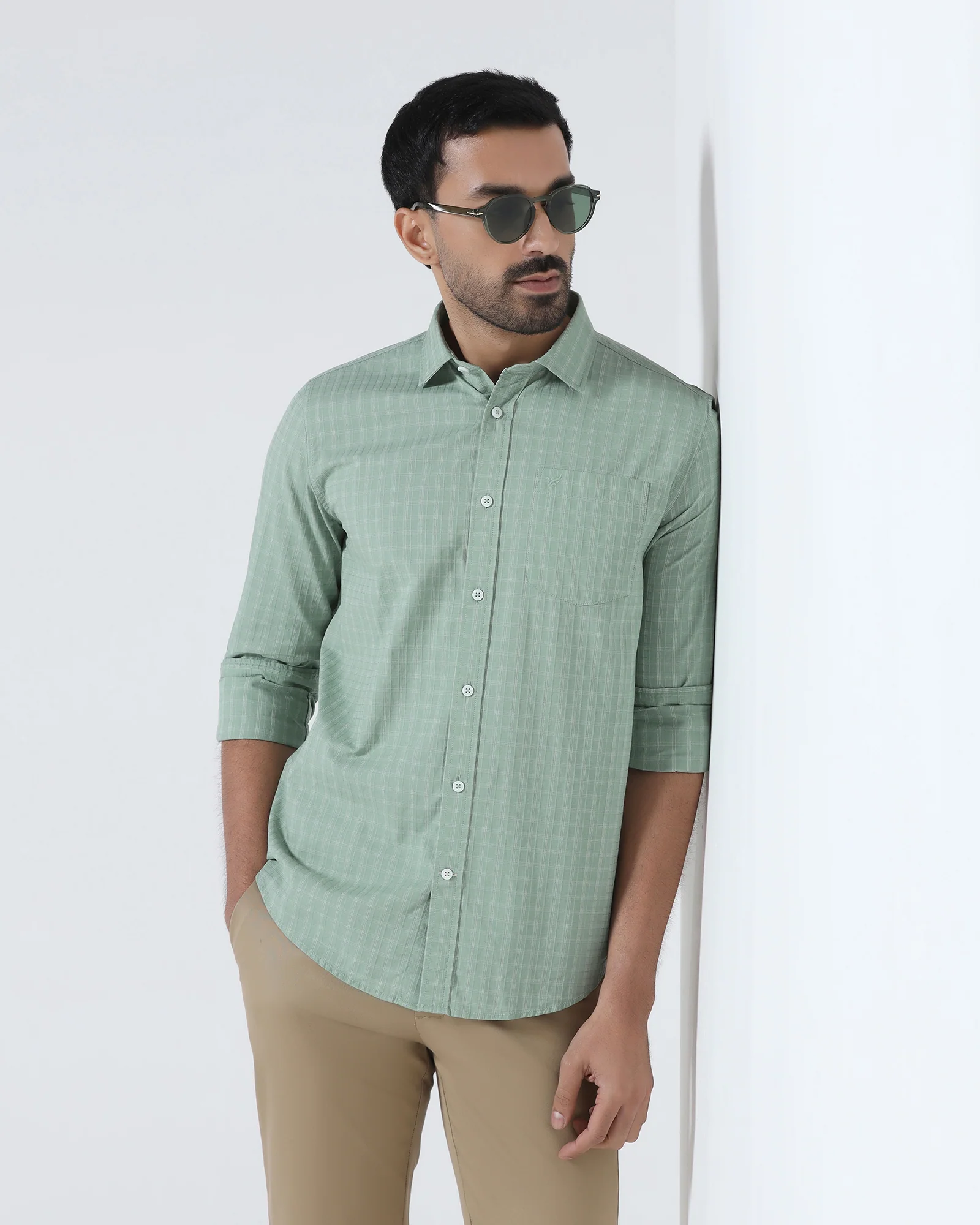 Green Check Shirt - Remon - Image 8