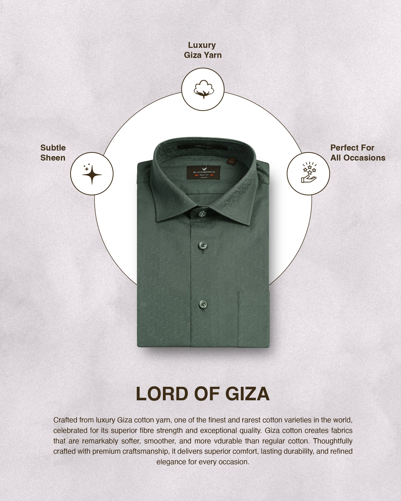Green Jacquard Shirt - Romeo - Image 5