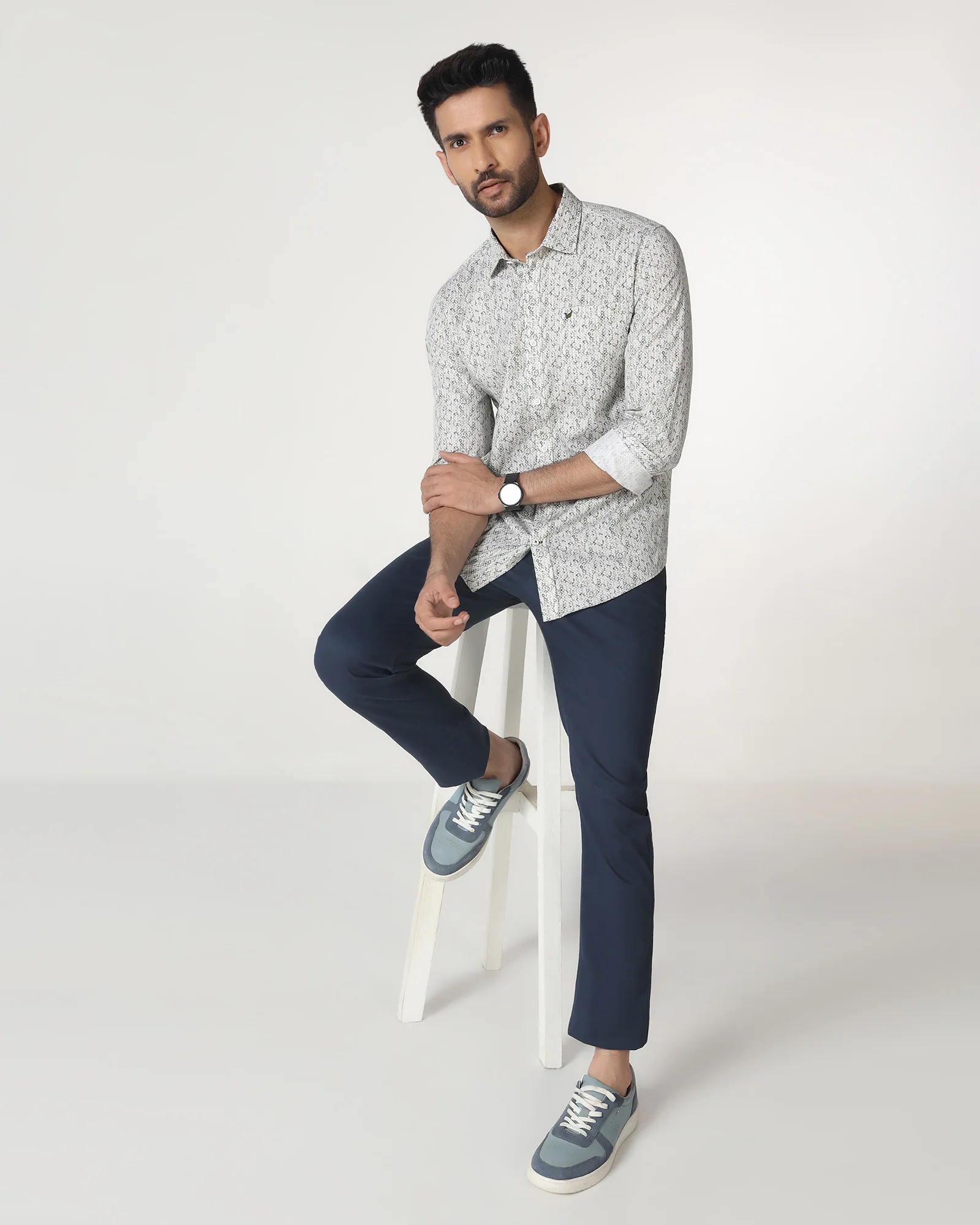 Green Printed Shirt - Emeric - Image 8