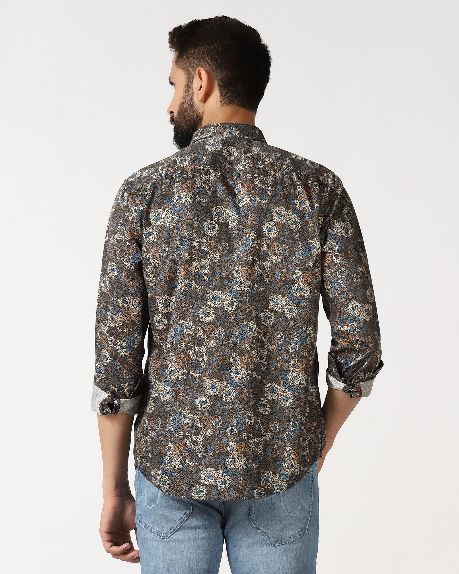 Green Printed Shirt - Gena - Image 2