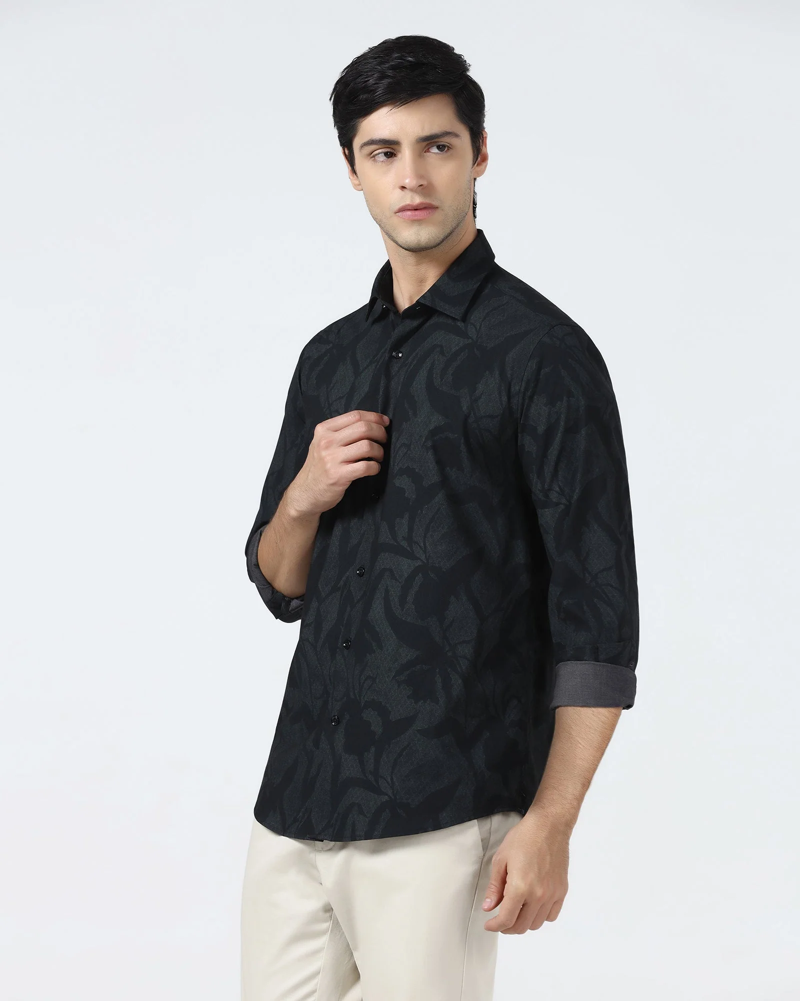 Green Printed Shirt - Tropika - Image 8