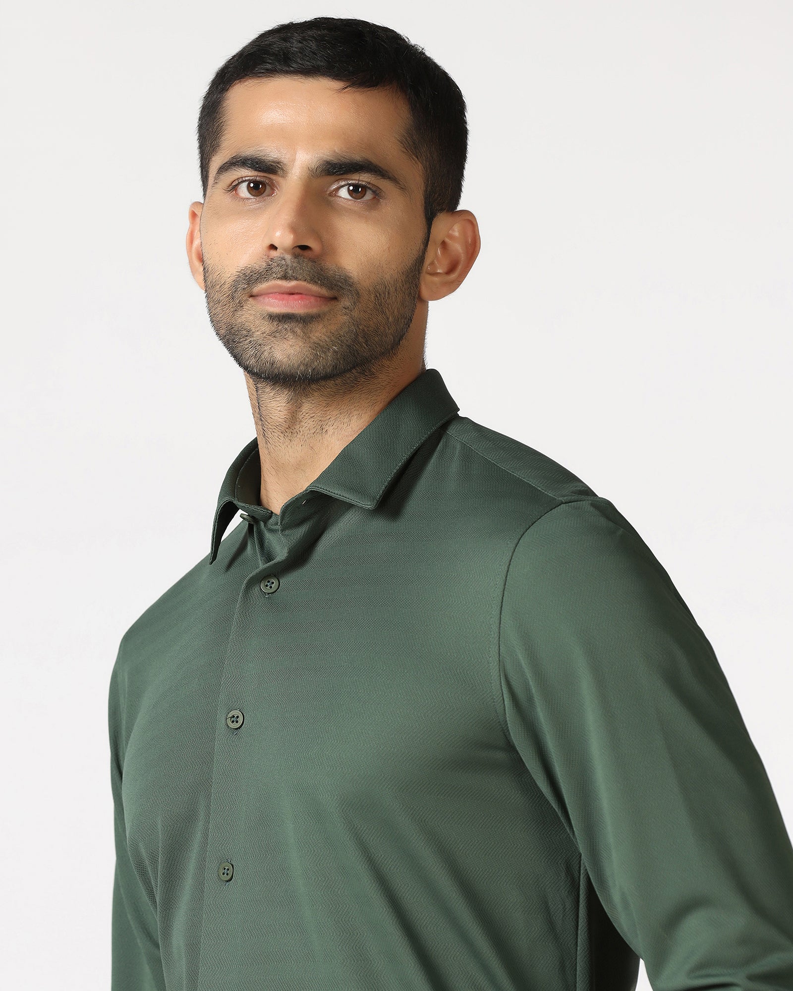 Green TechPro Stripe Shirt - Keish - Image 4