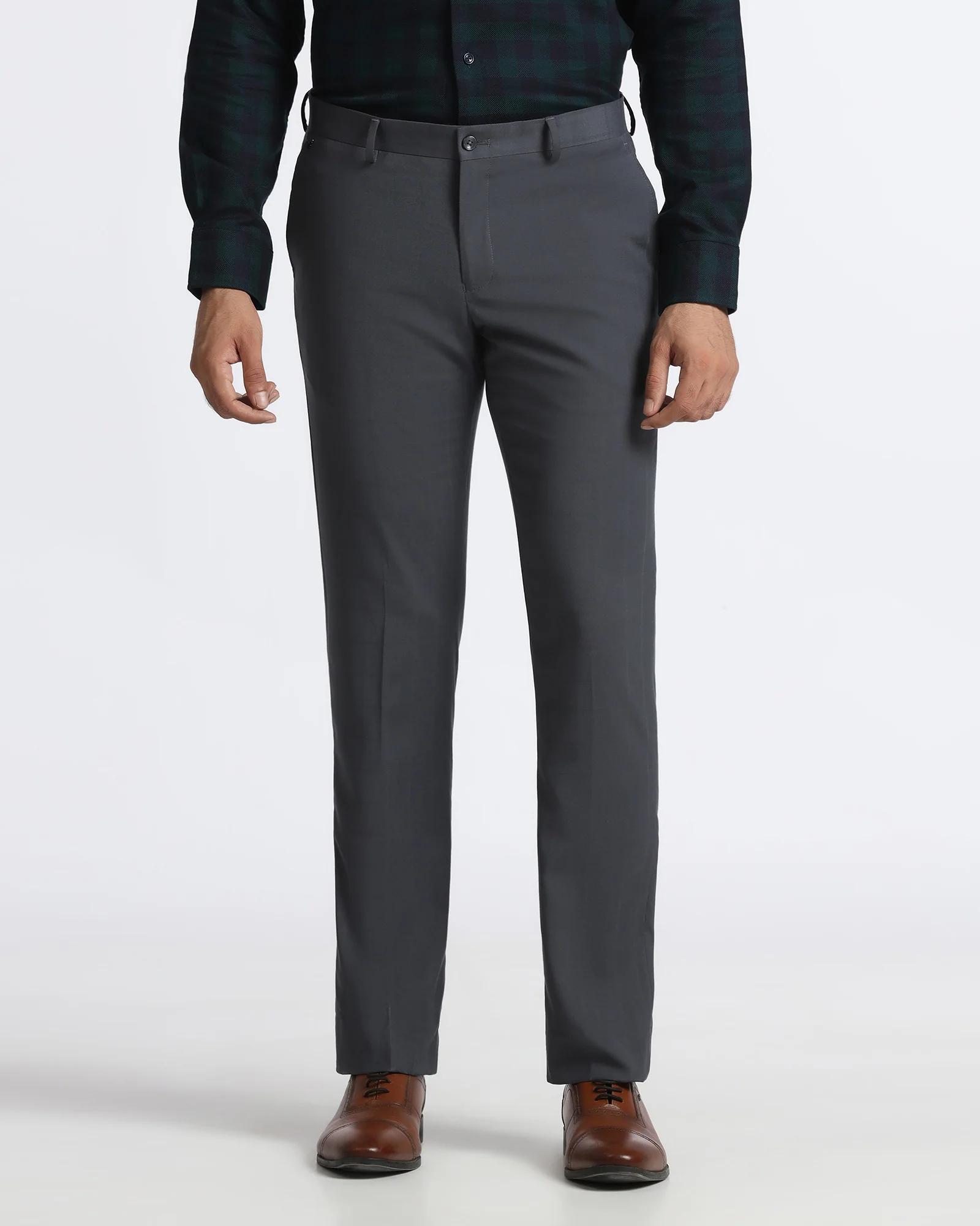 Grey Check Trouser - Glenfiddich - Image 3