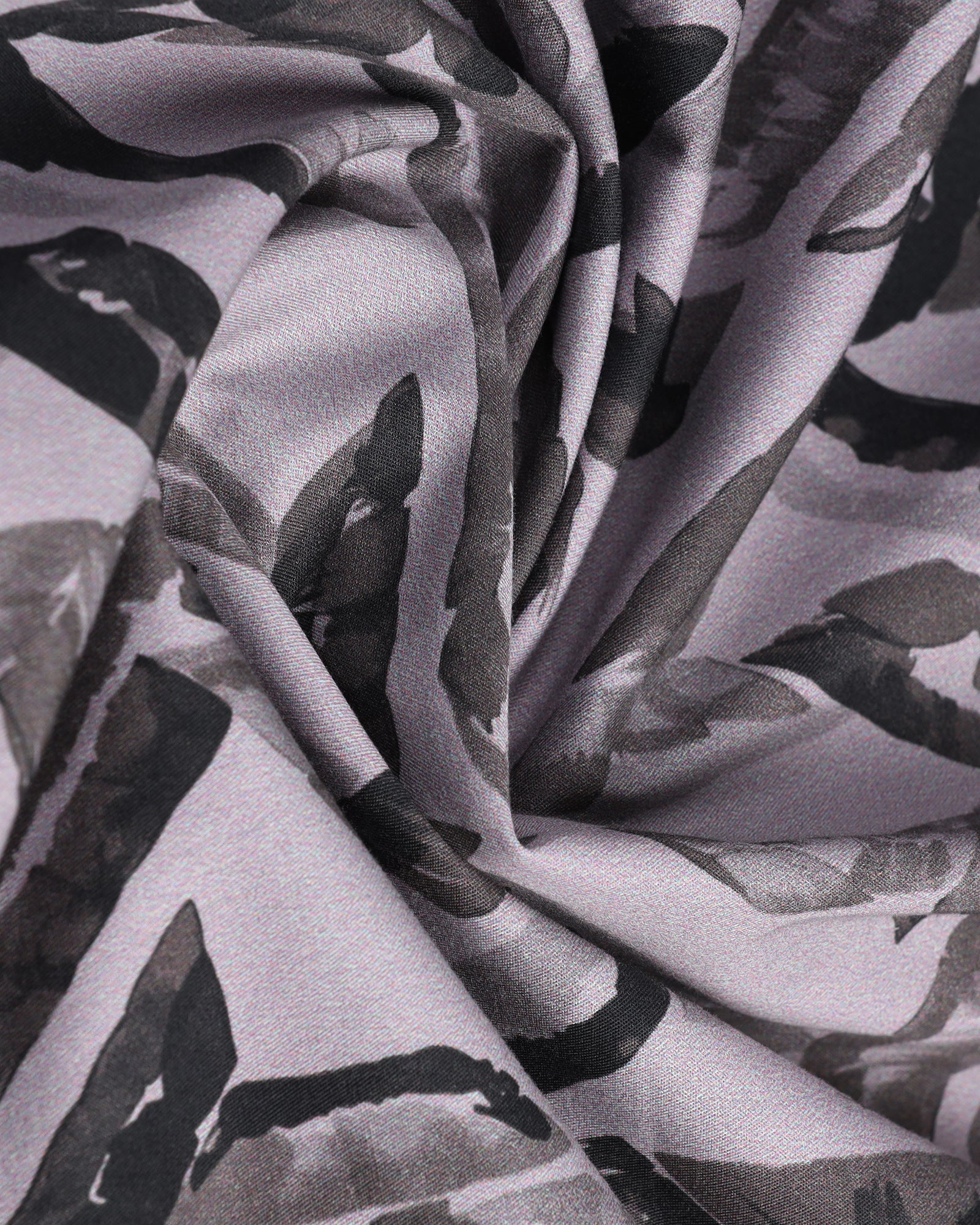 Grey Half Sleeve Printed Shirt - Volmer - Image 6