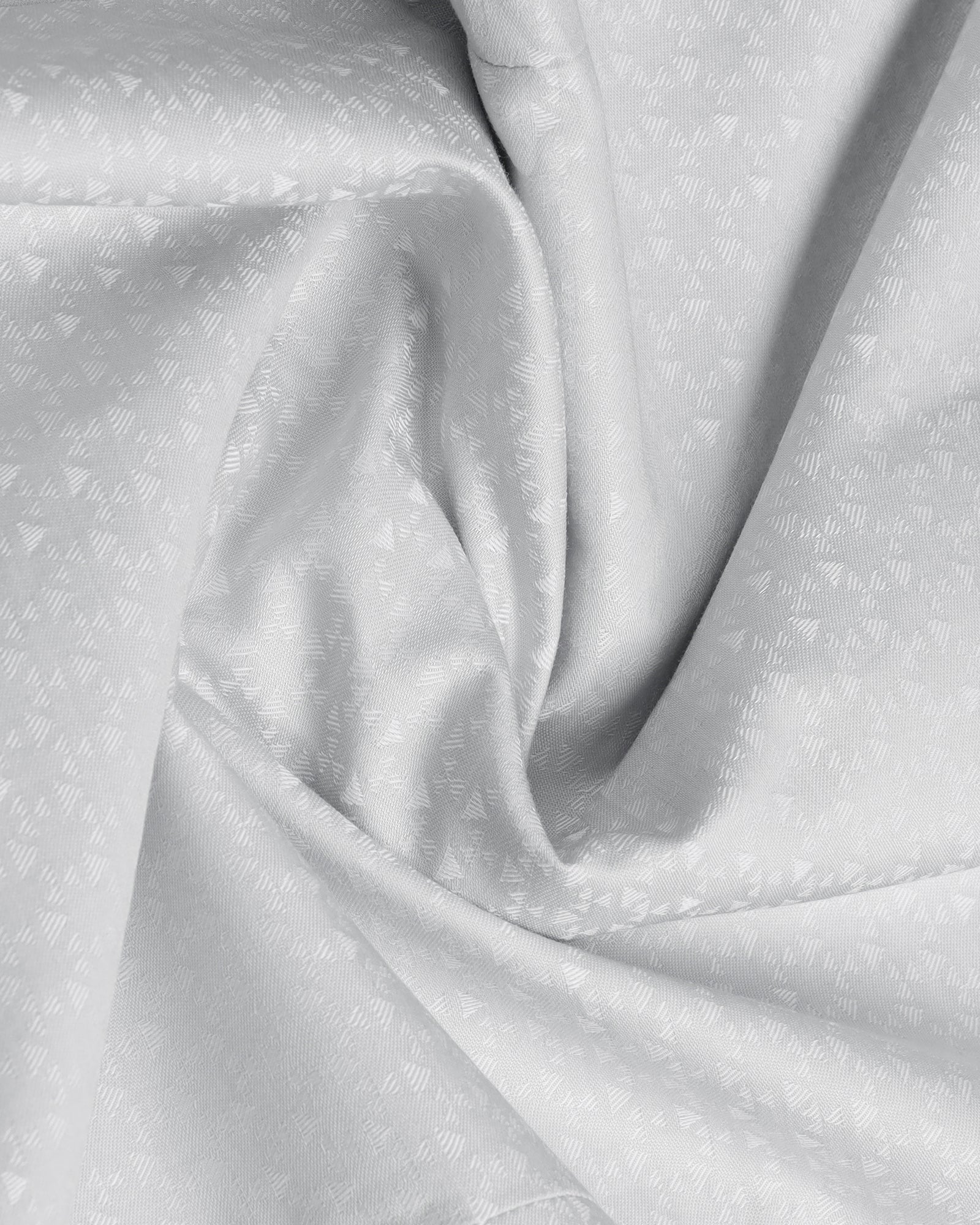 Grey Jacquard Shirt - Rile - Image 6